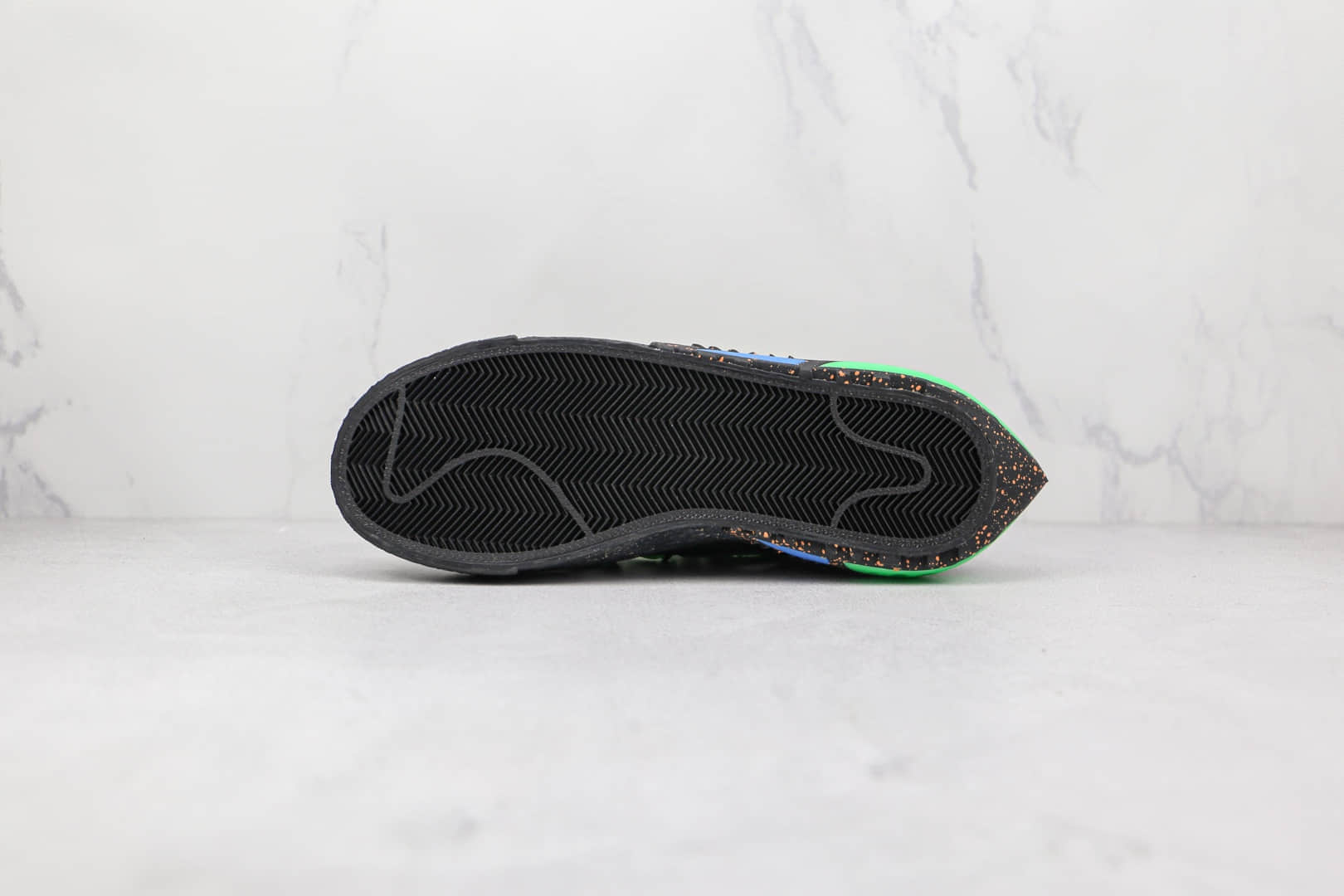 耐克Nike Blazer Low x Off-White联名款纯原版本低帮开拓者黑绿绑带板鞋原楦头纸板打造 货号:DH7863-001