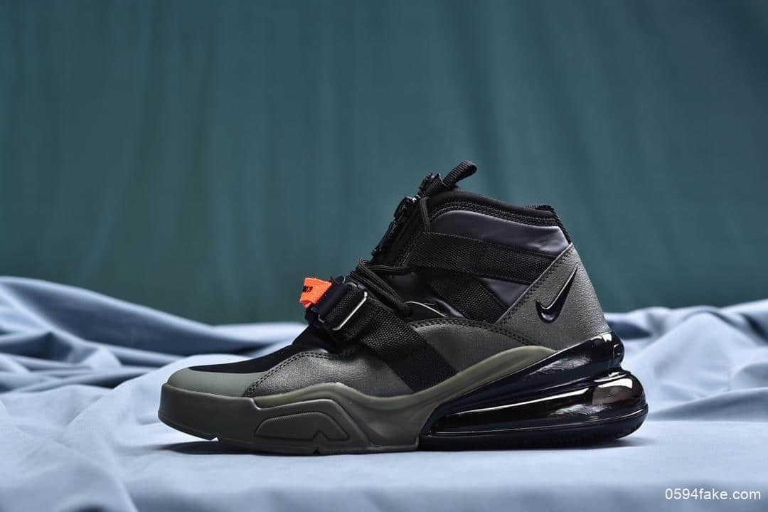 耐克Nike Air Force 270 Utility高帮空军机能半掌气垫拉邦二代运动鞋公司级版本区别市面通货版本 (ID:7520) - 图片1