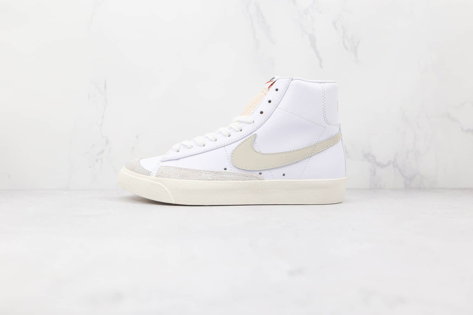 耐克NIKE Blazer MID 77 VNTG纯原版本高帮开拓者白银色板鞋原档案数据开发 货号:BQ6806-106