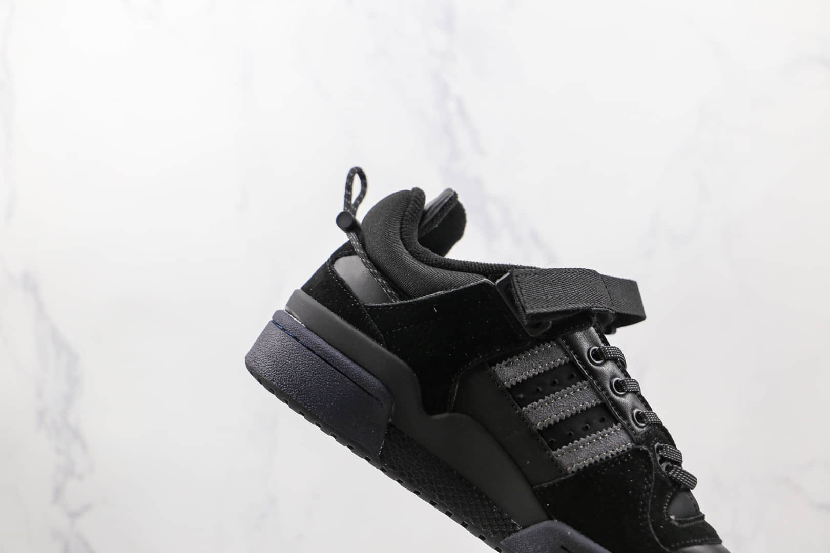 阿迪达斯Adidas Forum Low x Bad Bunny联名款纯原版本低帮黑色黑兔板鞋原档案数据开发 货号:GW5021