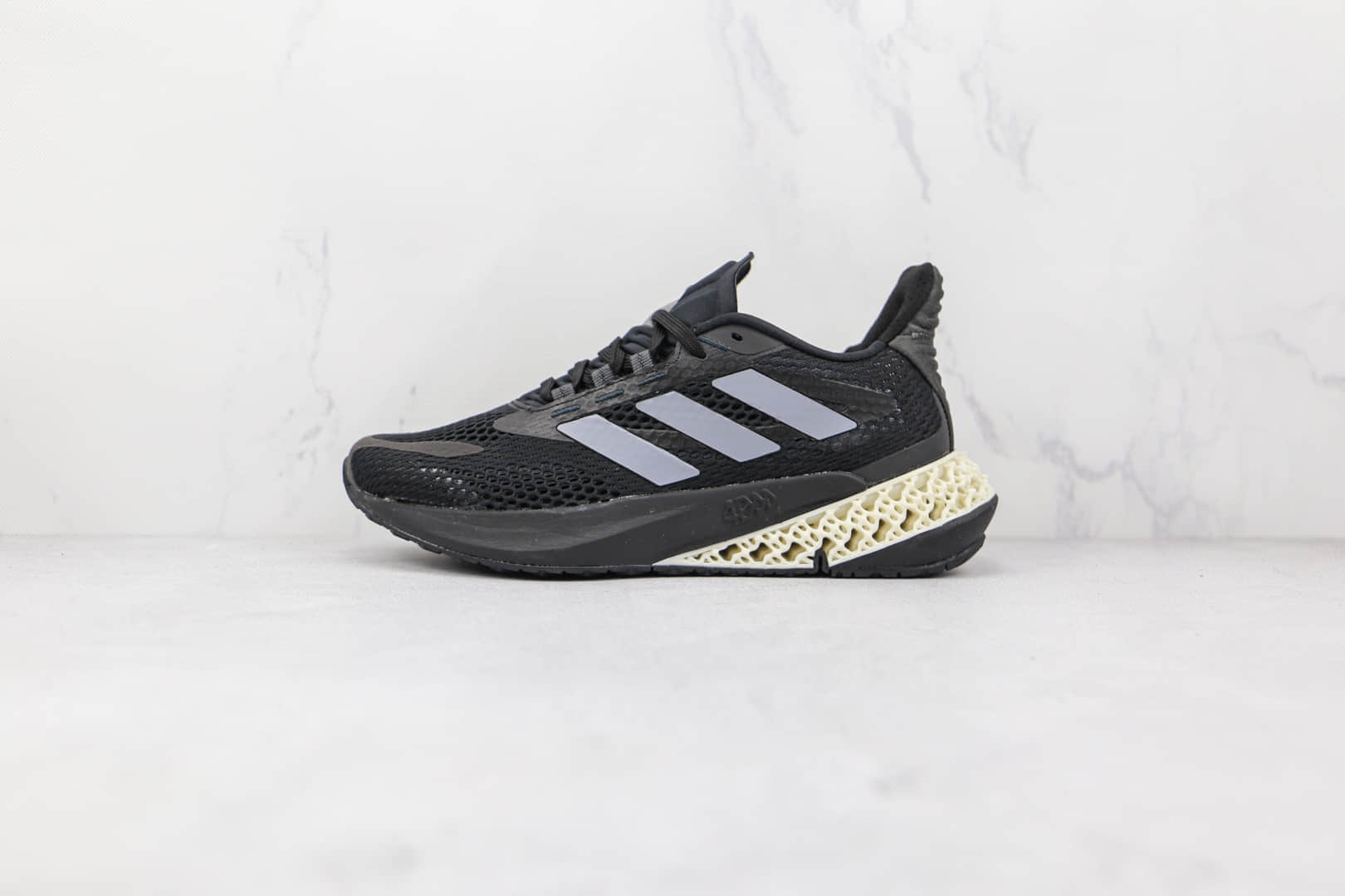 阿迪达斯Adidas Ultra 4D Primeknit 4DFWD纯原版本黑灰色4D FWD镂空式慢跑鞋原楦头纸板打造 货号:GZ5464