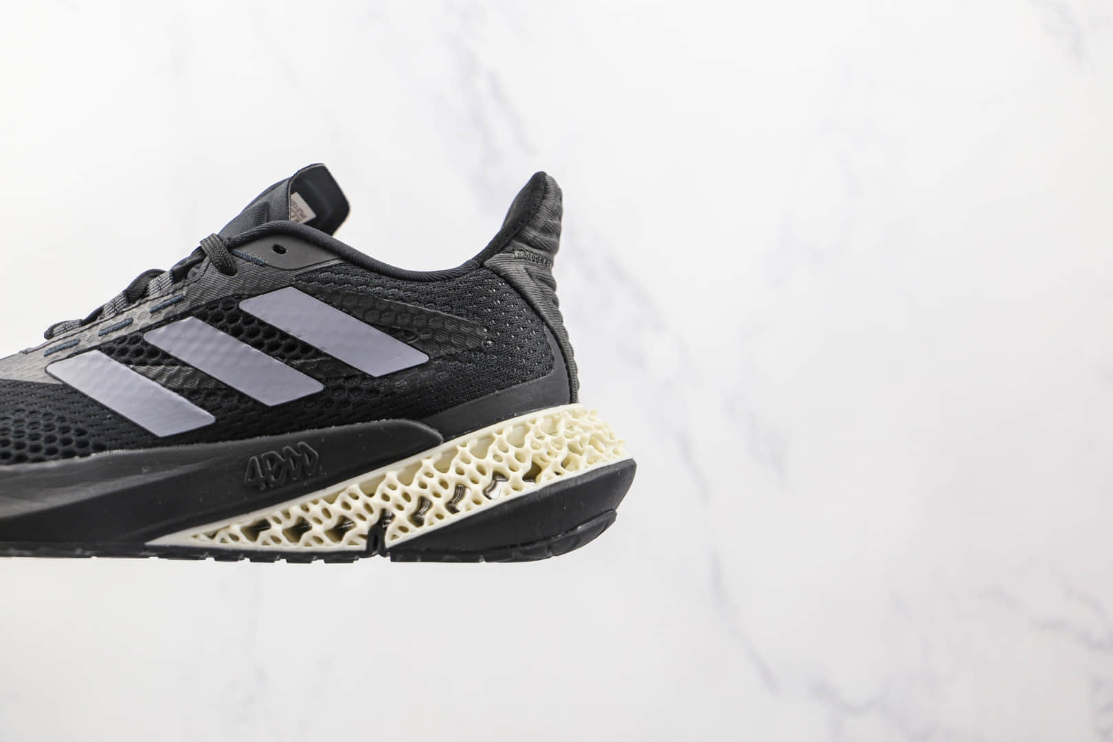 阿迪达斯Adidas Ultra 4D Primeknit 4DFWD纯原版本黑灰色4D FWD镂空式慢跑鞋原楦头纸板打造 货号:GZ5464