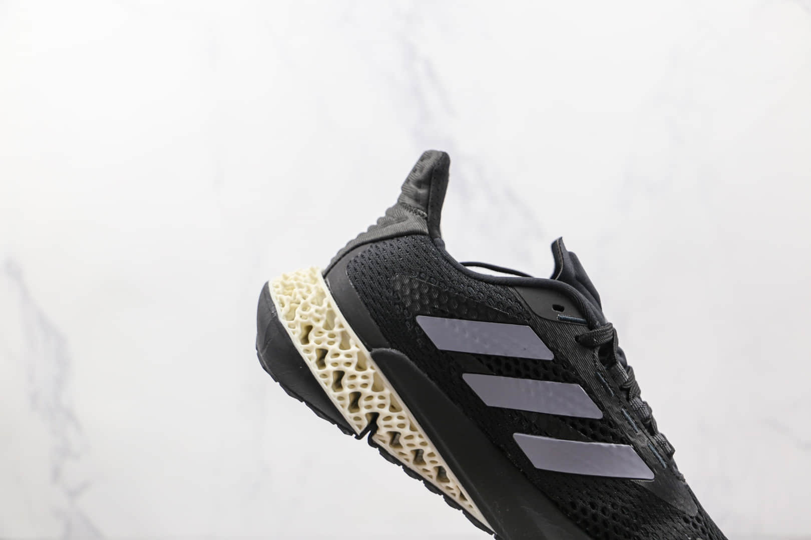 阿迪达斯Adidas Ultra 4D Primeknit 4DFWD纯原版本黑灰色4D FWD镂空式慢跑鞋原楦头纸板打造 货号:GZ5464