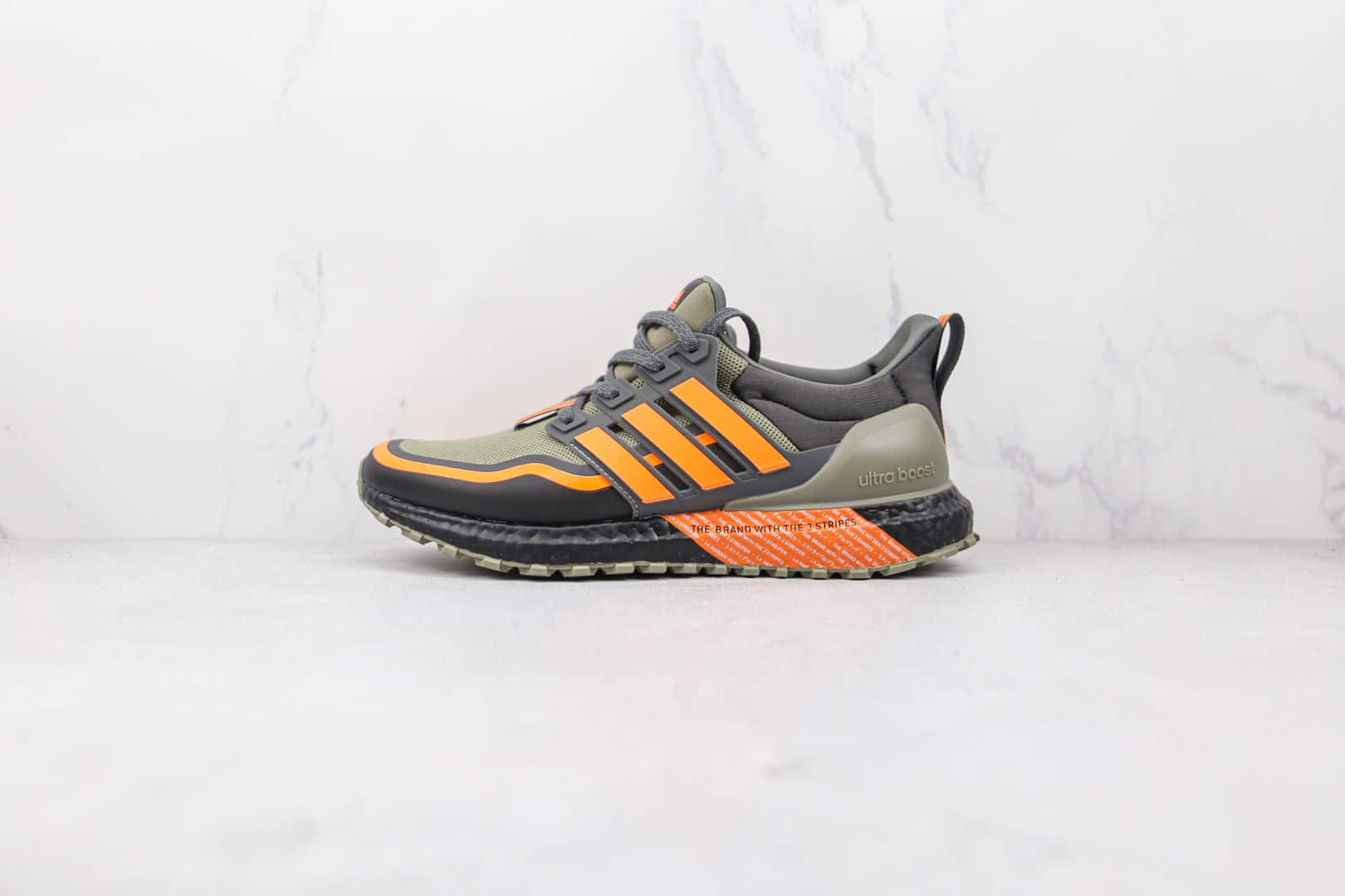 阿迪达斯Adidas Ultraboost All Terrain纯原版本机能UB4.0黑橙灰色爆米花跑鞋原盒原标 (ID:75951) - 图片1