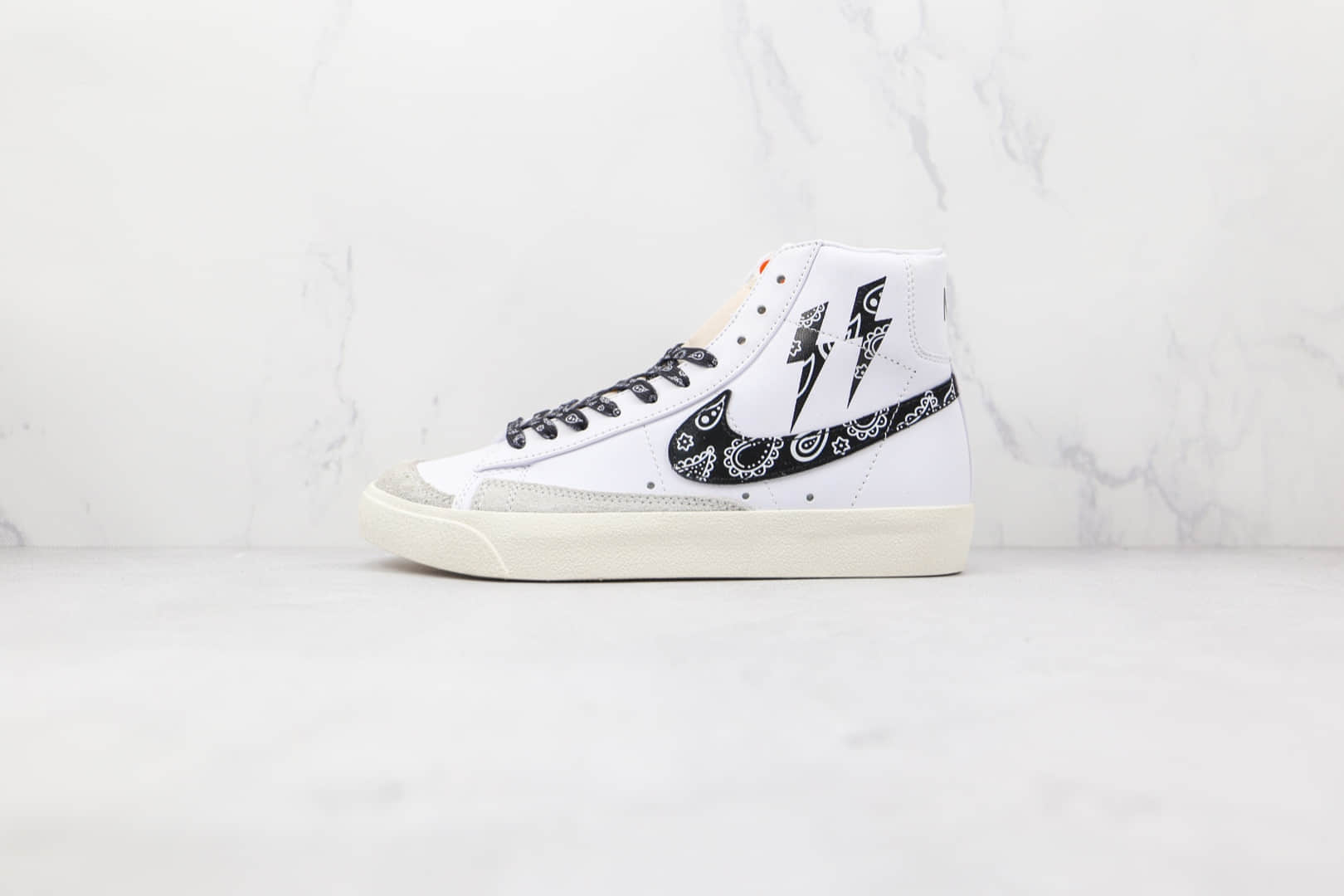 耐克Nike Blazer Mid纯原版本中帮闪电腰果花开拓者板鞋原档案数据开发 (ID:76243) - 图片1