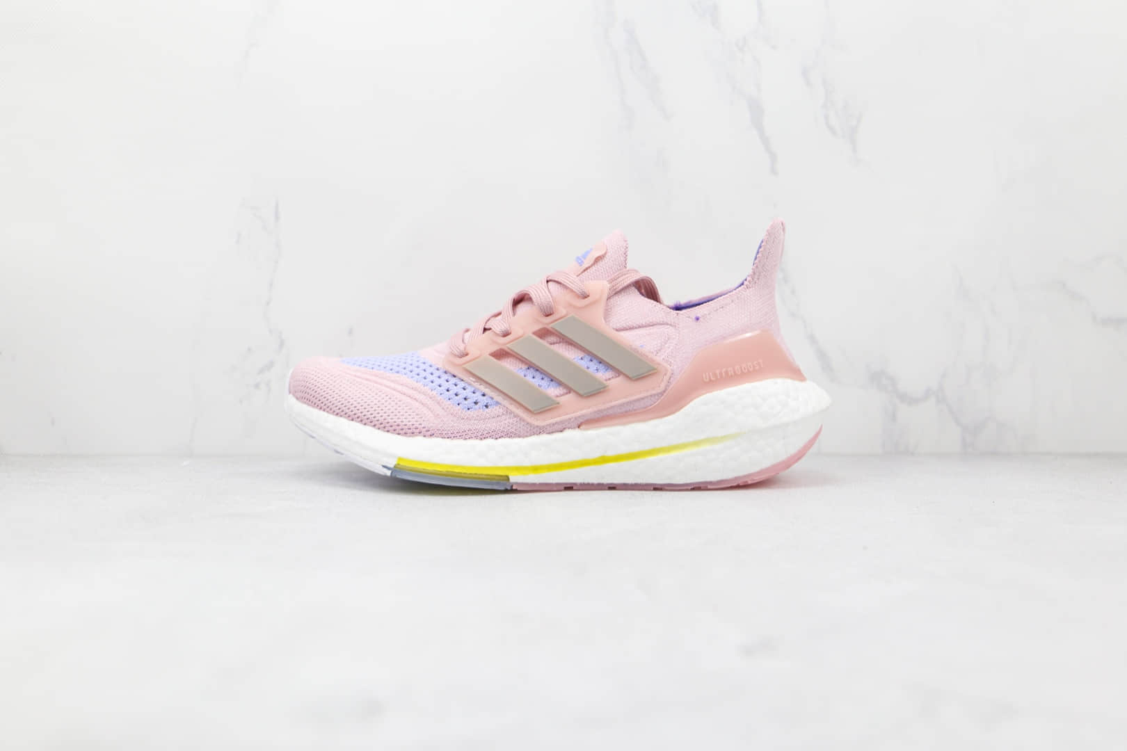 阿迪达斯adidas ultra boost 2021纯原版本粉紫色UB7.0爆米花跑鞋原盒原标 (ID:76317) - 图片1