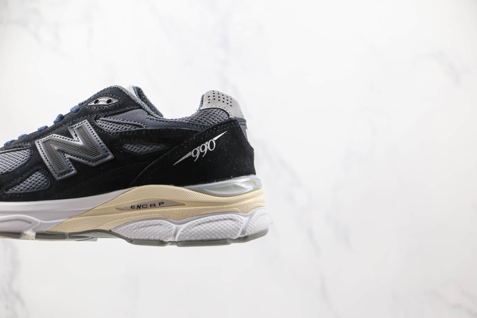 新百伦NEW BALANCE 990 V3纯原版本美产复古藏青色慢跑鞋原楦头纸板打造 货号:M990KI3