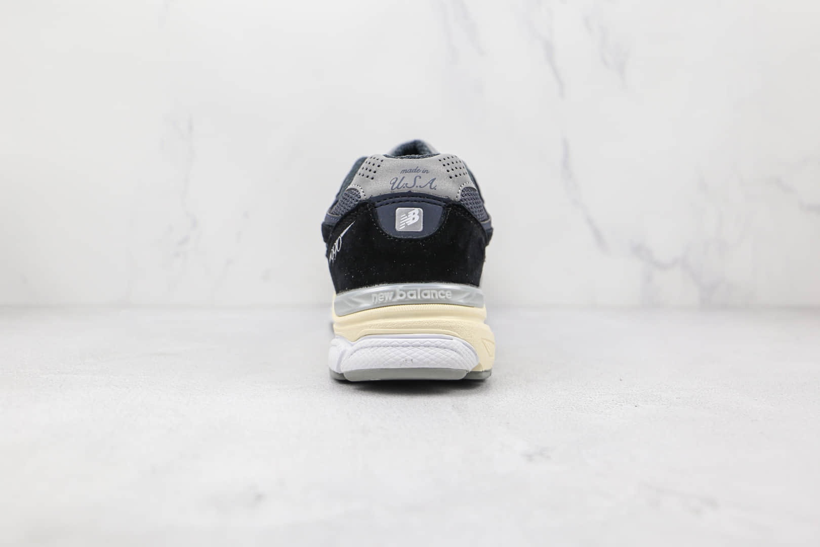 新百伦NEW BALANCE 990 V3纯原版本美产复古藏青色慢跑鞋原楦头纸板打造 货号:M990KI3