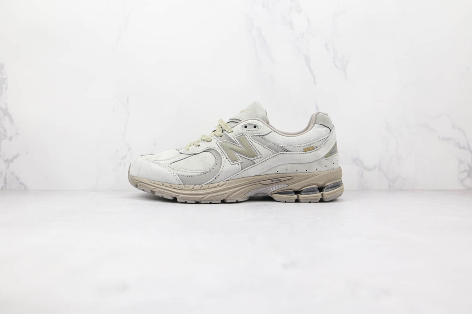 新百伦new balance 2002纯原版本复古NB2002R石灰色老爹鞋原盒原标 (ID:76472) - 图片1