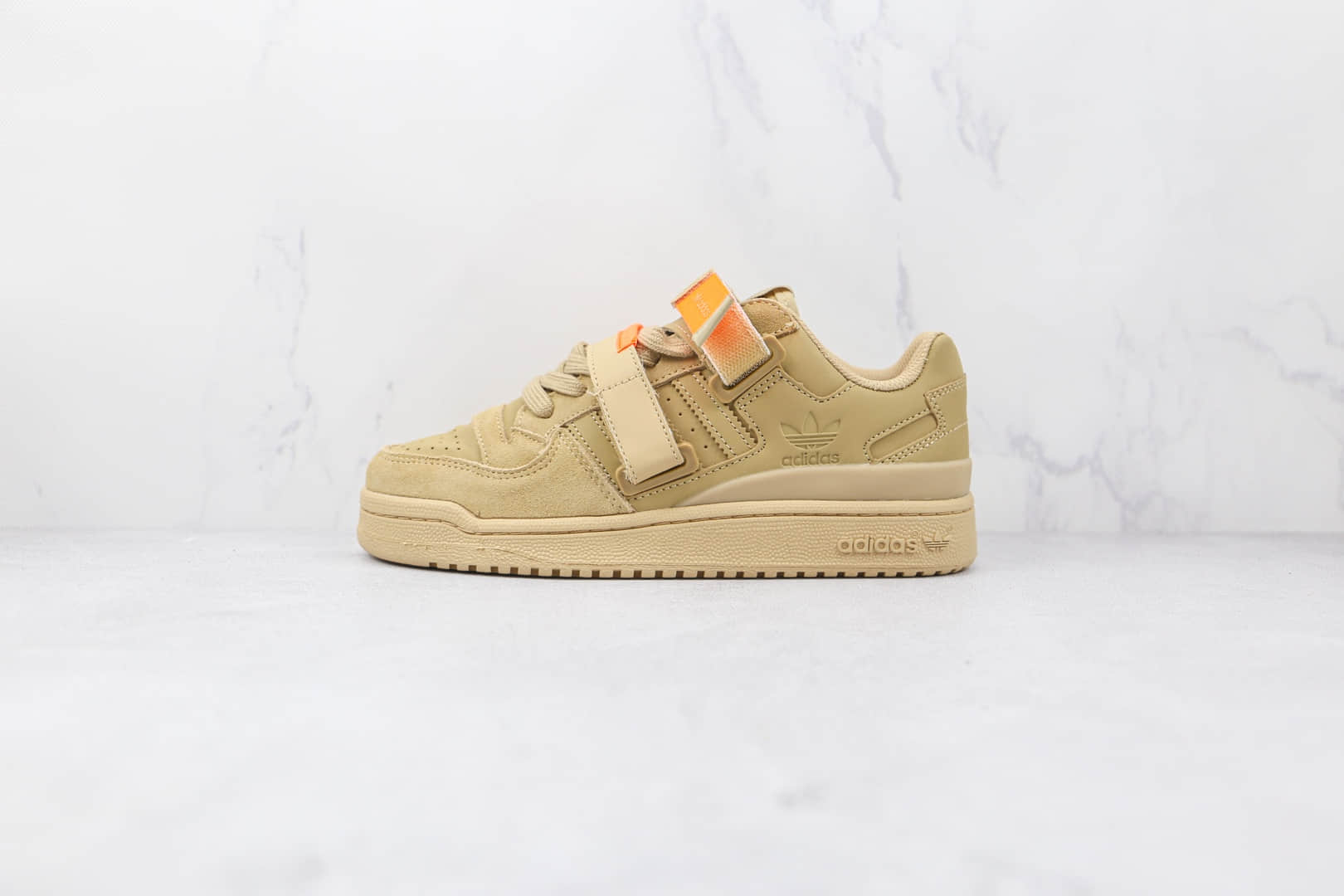 阿迪达斯Adidas Forum Low OG纯原版本低帮卡其色魔术贴板鞋原盒原标 (ID:76798) - 图片1