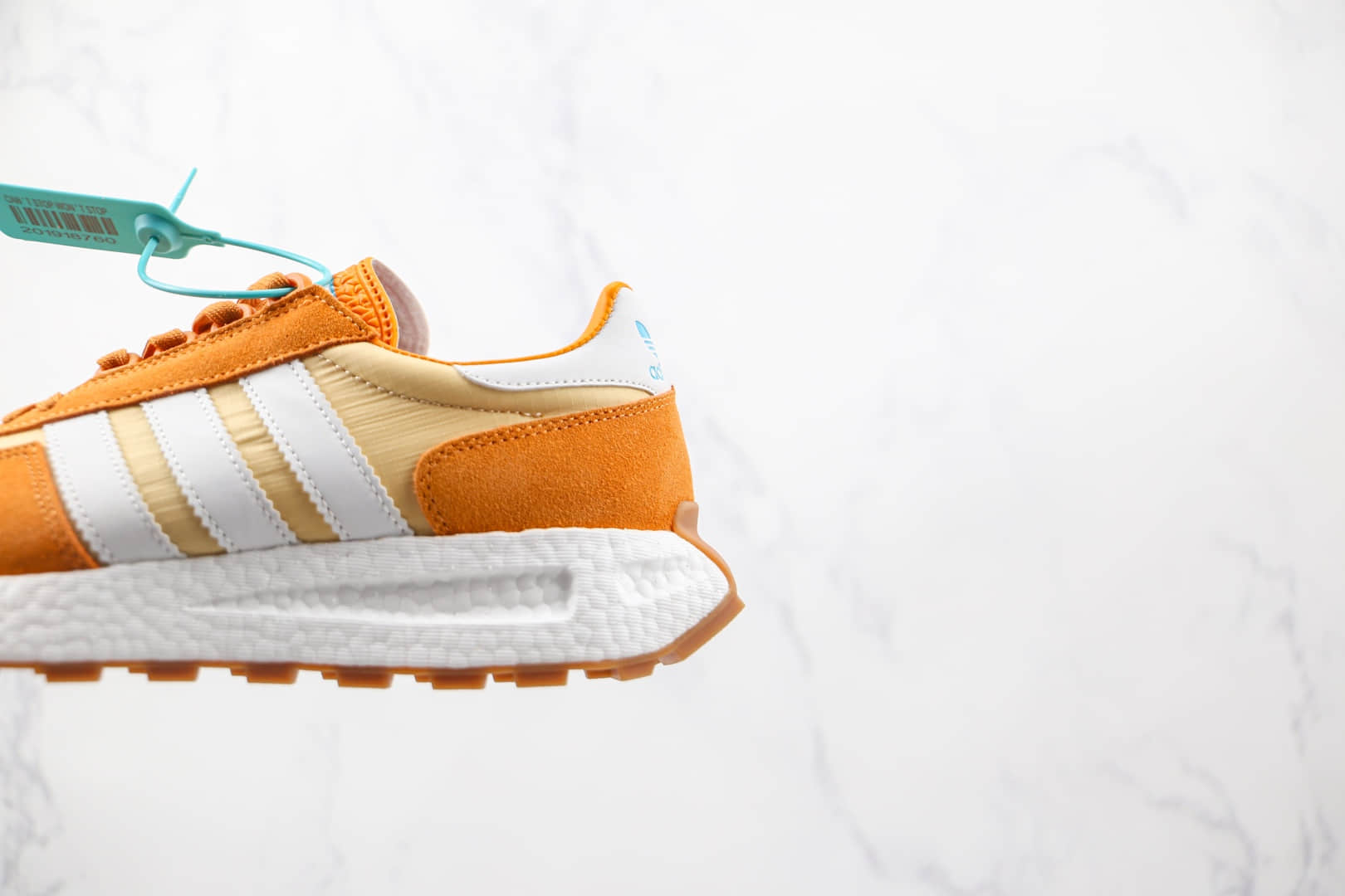 阿迪达斯ADIDAS RETROPY E5纯原版本三叶草厚底橙敏感内容爆米花跑鞋原盒原标 货号：GY1131