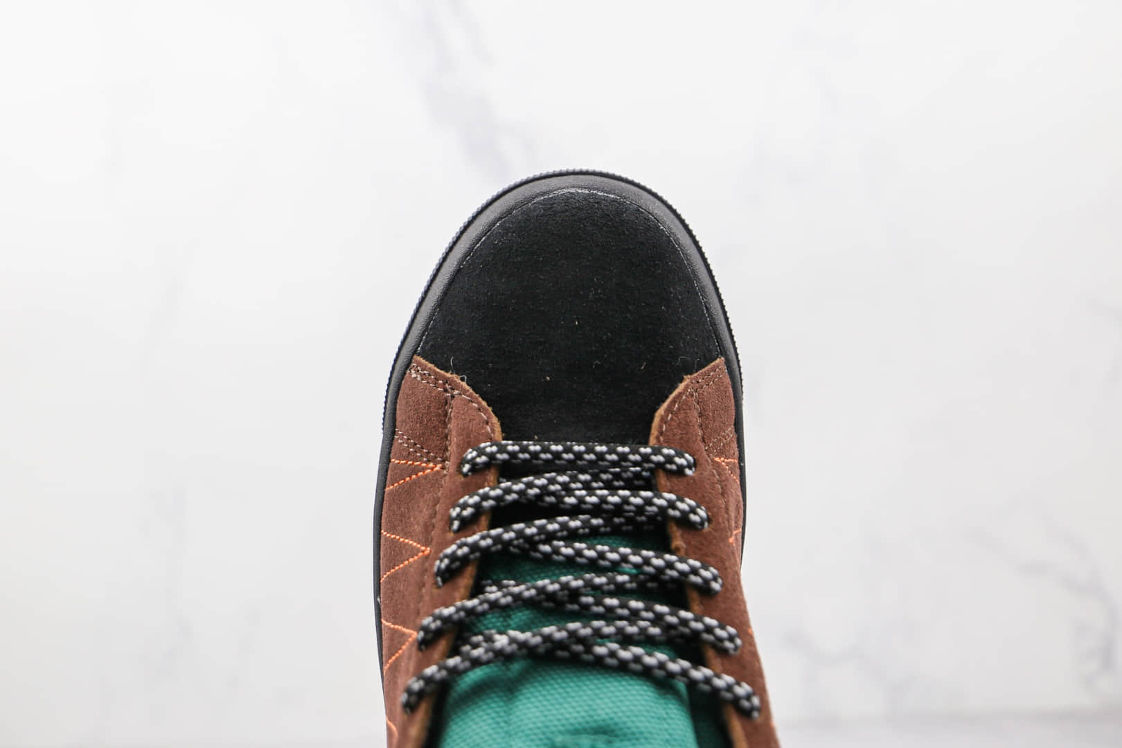 耐克Nike SB Zoom Blazer Mid PRO GT QS纯原版本中帮开拓者加绒绿棕色波敏感内容缝线板鞋原盒原标 货号：DC8903-300