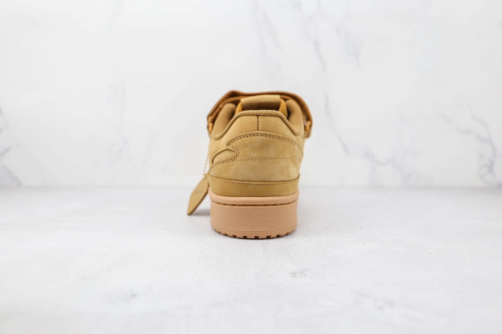 阿迪达斯Adidas Forum Low Wheat x atmos联名款小麦色魔术贴板鞋原盒原标 货号:GX3953