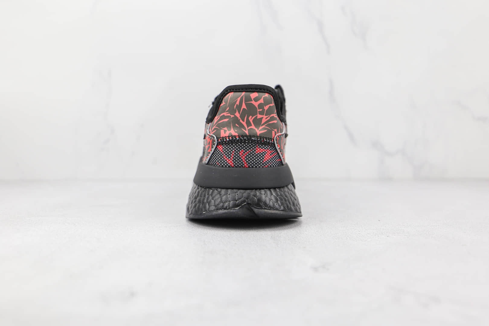 阿迪达斯Adidas Nite Jogger 2021 Boost纯原版本夜行者一代三叶草黑红色爆米花跑鞋原档案数据开发 货号:FW6690