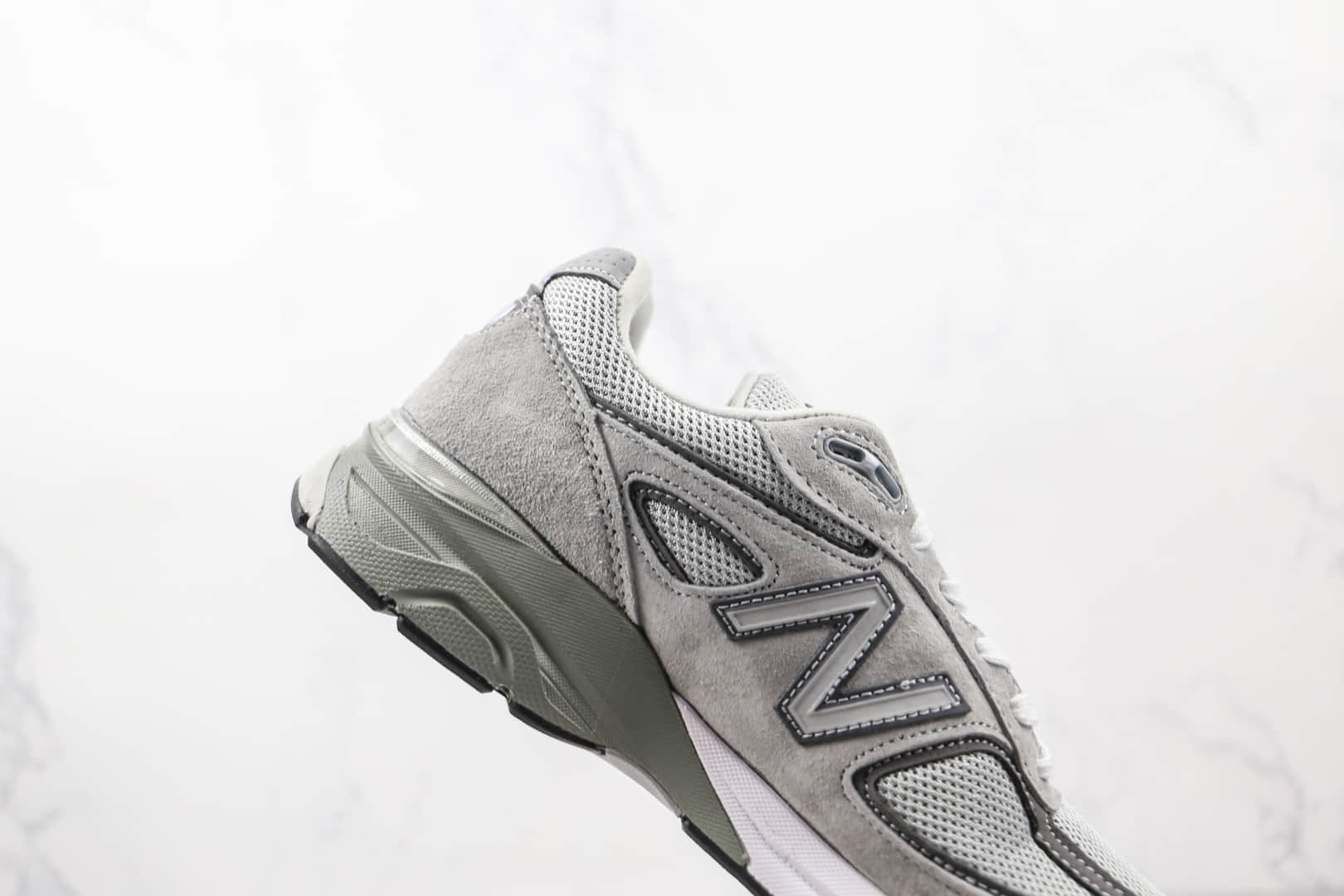 新百伦New Balance 990V4纯原版本灰色NB990v4复古老爹鞋原楦头纸板打造 货号:M990VS4