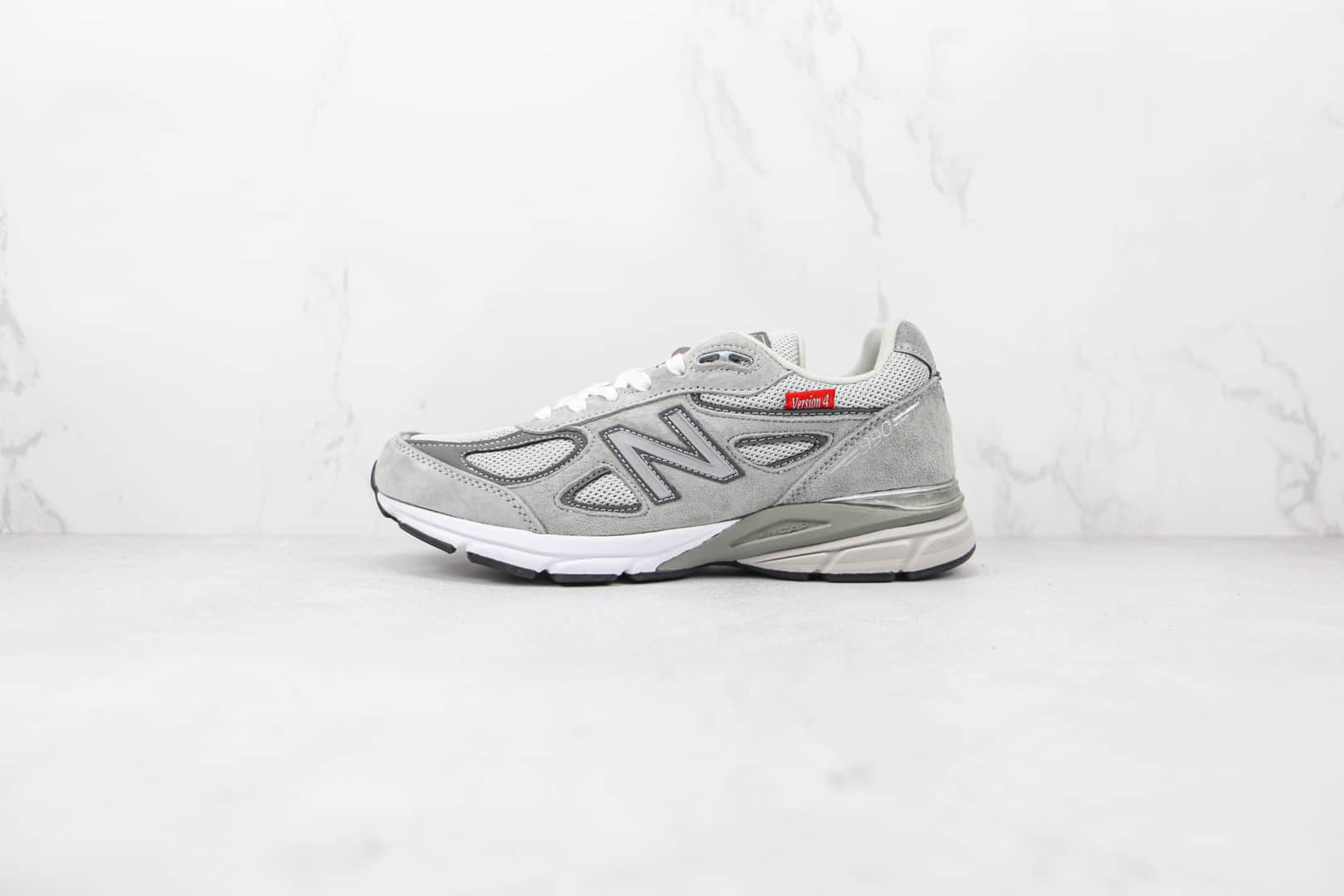 新百伦New Balance 990V4纯原版本灰色NB990v4复古老爹鞋原楦头纸板打造 货号:M990VS4
