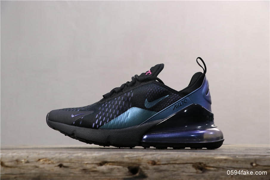 耐克Nike Air Max 270纯原版本变色龙男女气垫运动跑步鞋真氮气气压原底 货号:AH8050-020