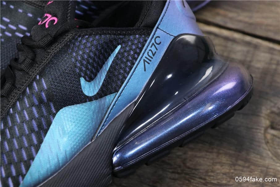 耐克Nike Air Max 270纯原版本变色龙男女气垫运动跑步鞋真氮气气压原底 货号:AH8050-020