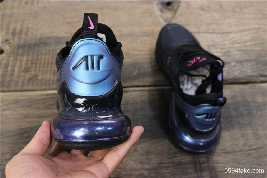 耐克Nike Air Max 270纯原版本变色龙男女气垫运动跑步鞋真氮气气压原底 货号:AH8050-020