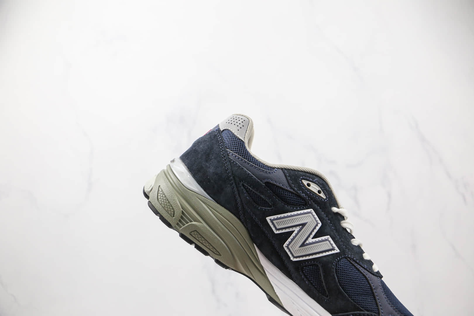 新百伦NEW BALANCE 990V3纯原版本蓝黑色NB990V3复古老爹鞋原楦头纸板打造 货号:M990NB3