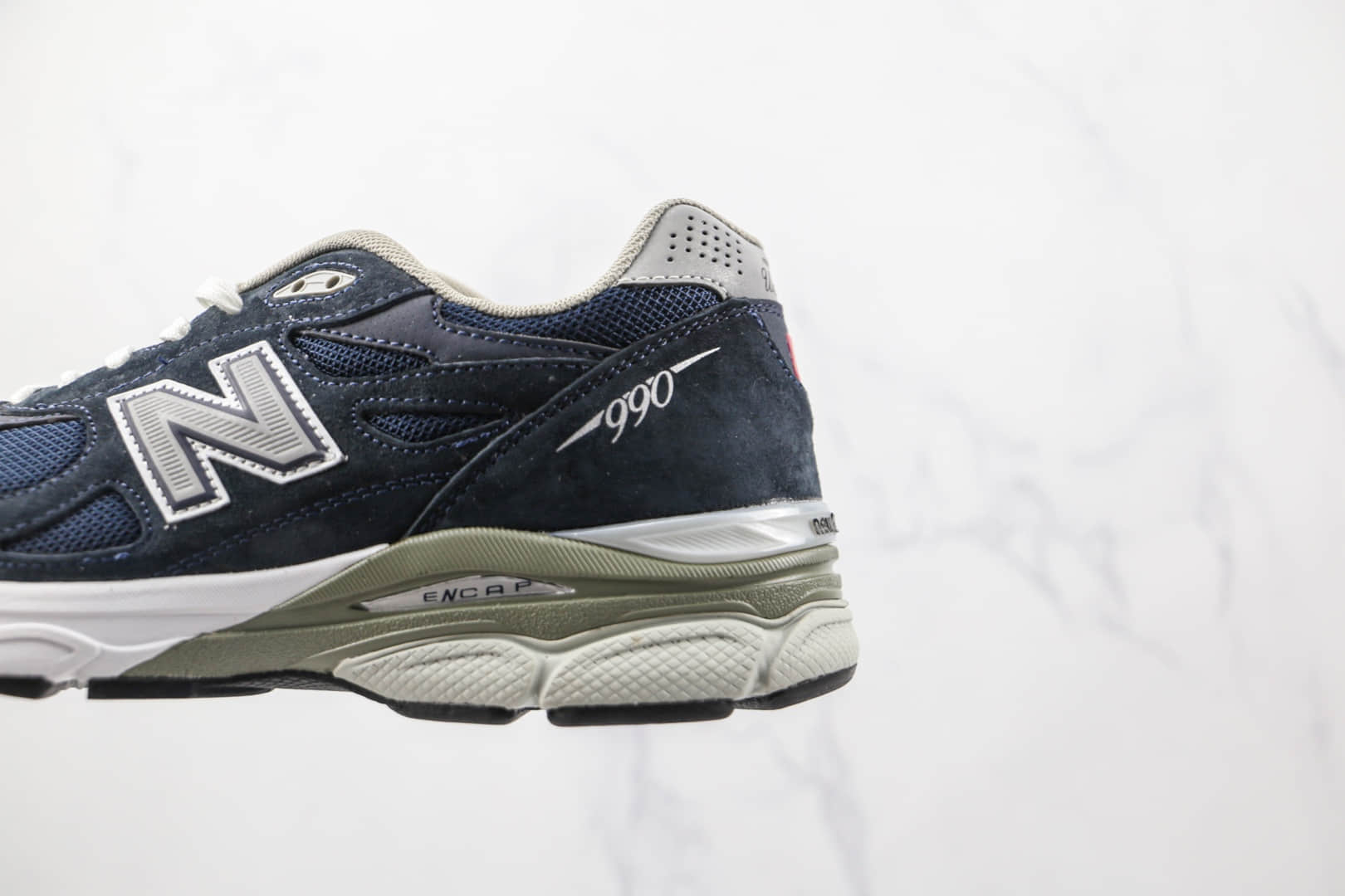 新百伦NEW BALANCE 990V3纯原版本蓝黑色NB990V3复古老爹鞋原楦头纸板打造 货号:M990NB3