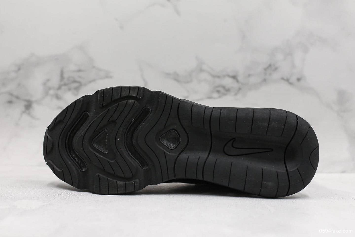耐克Nike Air Max 200半掌气垫翻毛皮拼接公司级版本休闲运动鞋内置Max气垫 货号:AQ2568-003