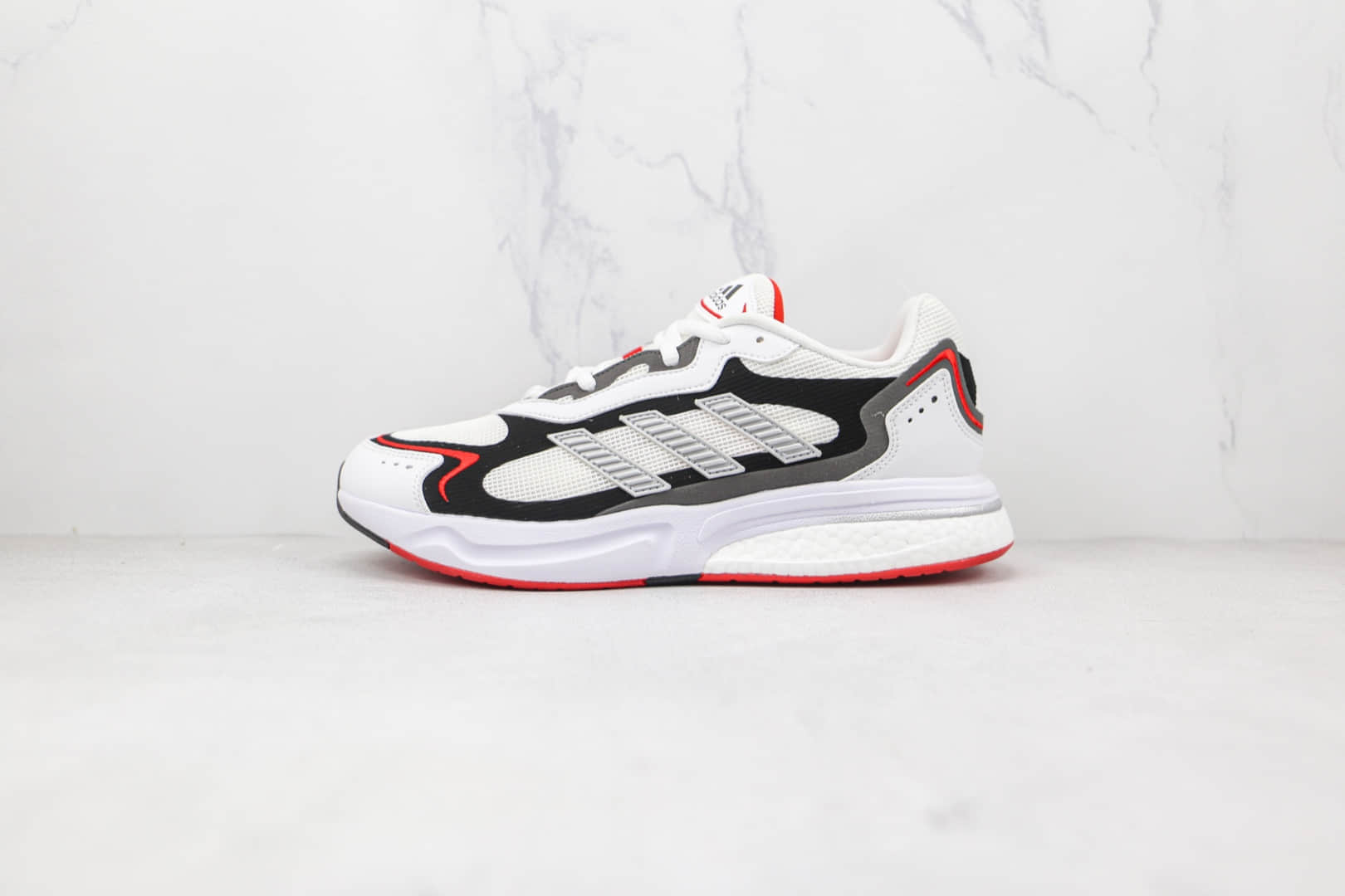 阿迪达斯Adidas SN1997 Boost 2022纯原版本白黑红SUPERNOVA跑鞋原楦头纸板打造 货号:GY0409