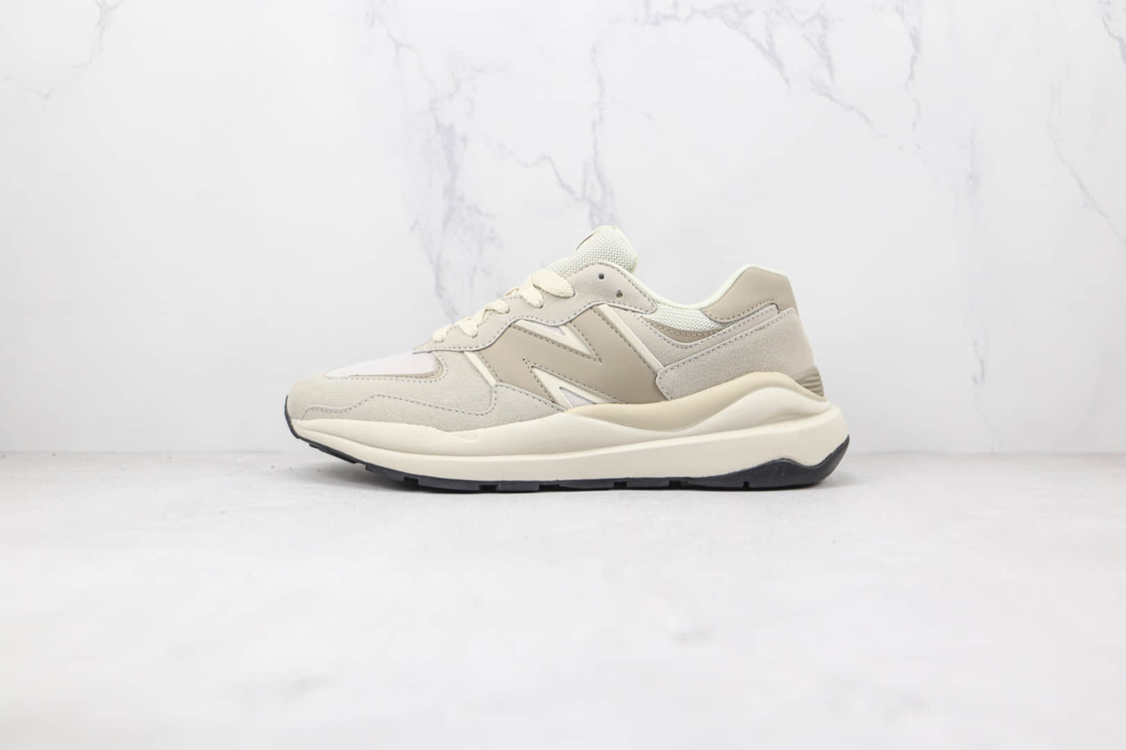 新百伦New Balance 5740纯原版本淡奶茶色NB5740复古老爹鞋原楦头纸板打造 (ID:77846) - 图片1