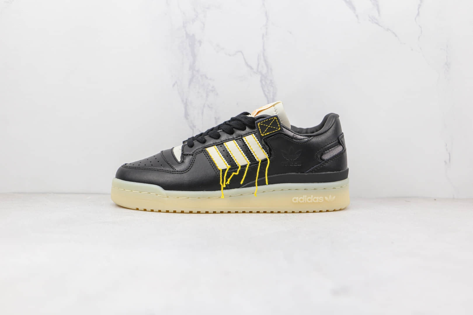 阿迪达斯Adidas Forum 84 Low OG纯原版本三叶草forum84黑敏感内容线头板鞋原楦头纸板打造 (ID:78166) - 图片1