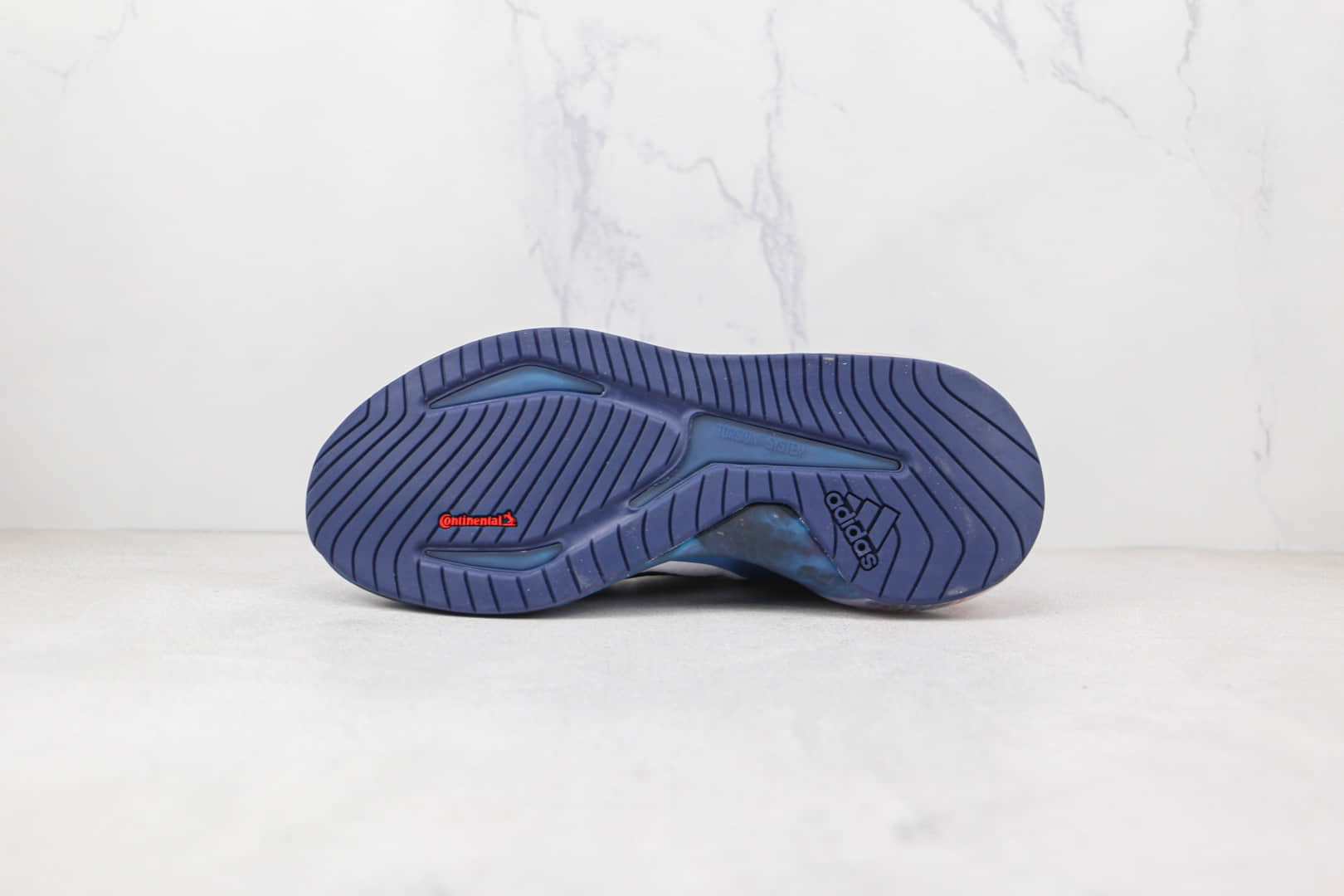 阿迪达斯Adidas AlphaBounce FT纯原版本阿尔法7代白深蓝色波点爆米花跑鞋原楦头纸板打造 货号:CG3717