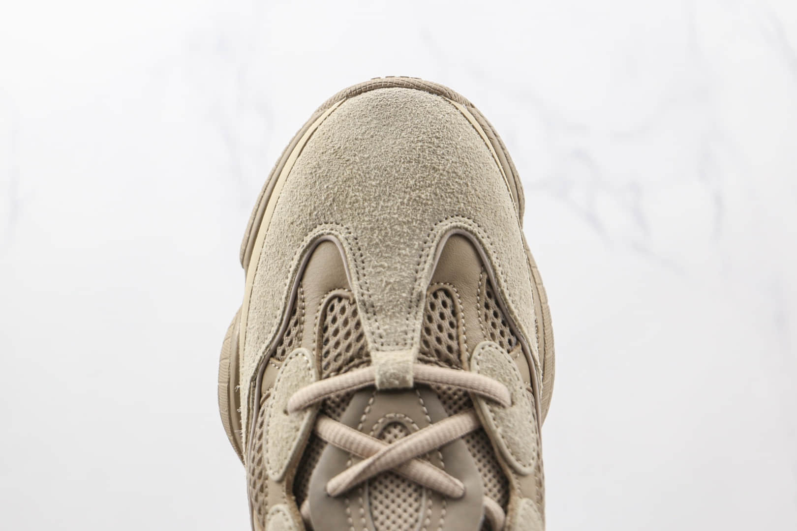 阿迪达斯adidas Yeezy 500 Taupe Light x KANYE WEST联名款阿迪达斯椰子500褐色老爹鞋原盒原标 货号：GX3605