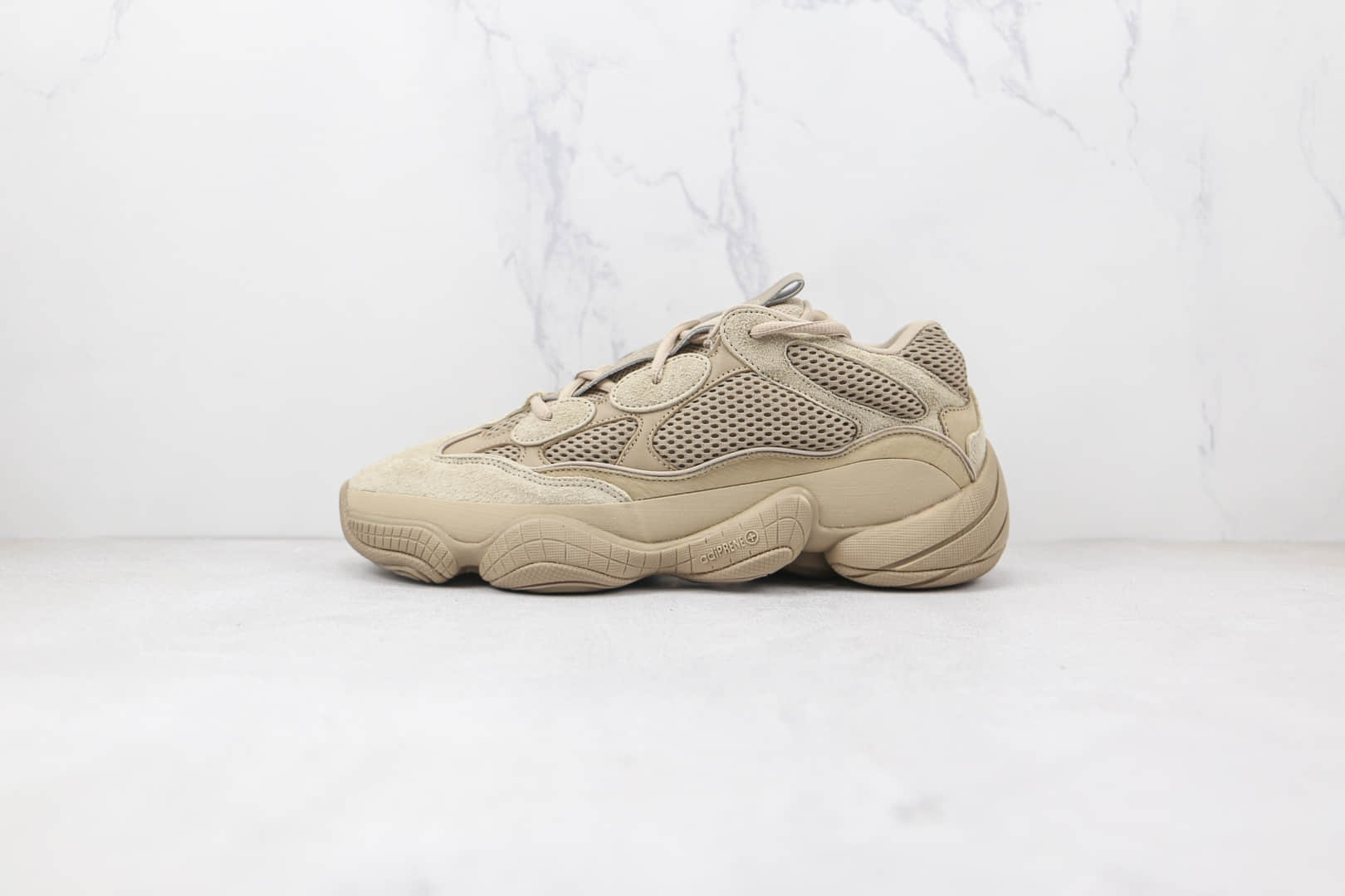阿迪达斯adidas Yeezy 500 Taupe Light x KANYE WEST联名款阿迪达斯椰子500褐色老爹鞋原盒原标 (ID:78665) - 图片1