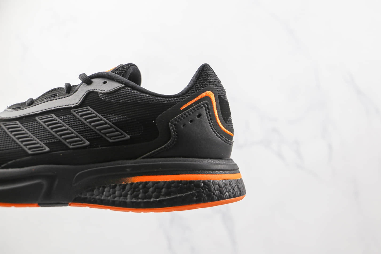 阿迪达斯Adidas SN1997 Boost 2022纯原版本黑桔色SUPERNOVA跑鞋原档案数据开发 货号:GY0412