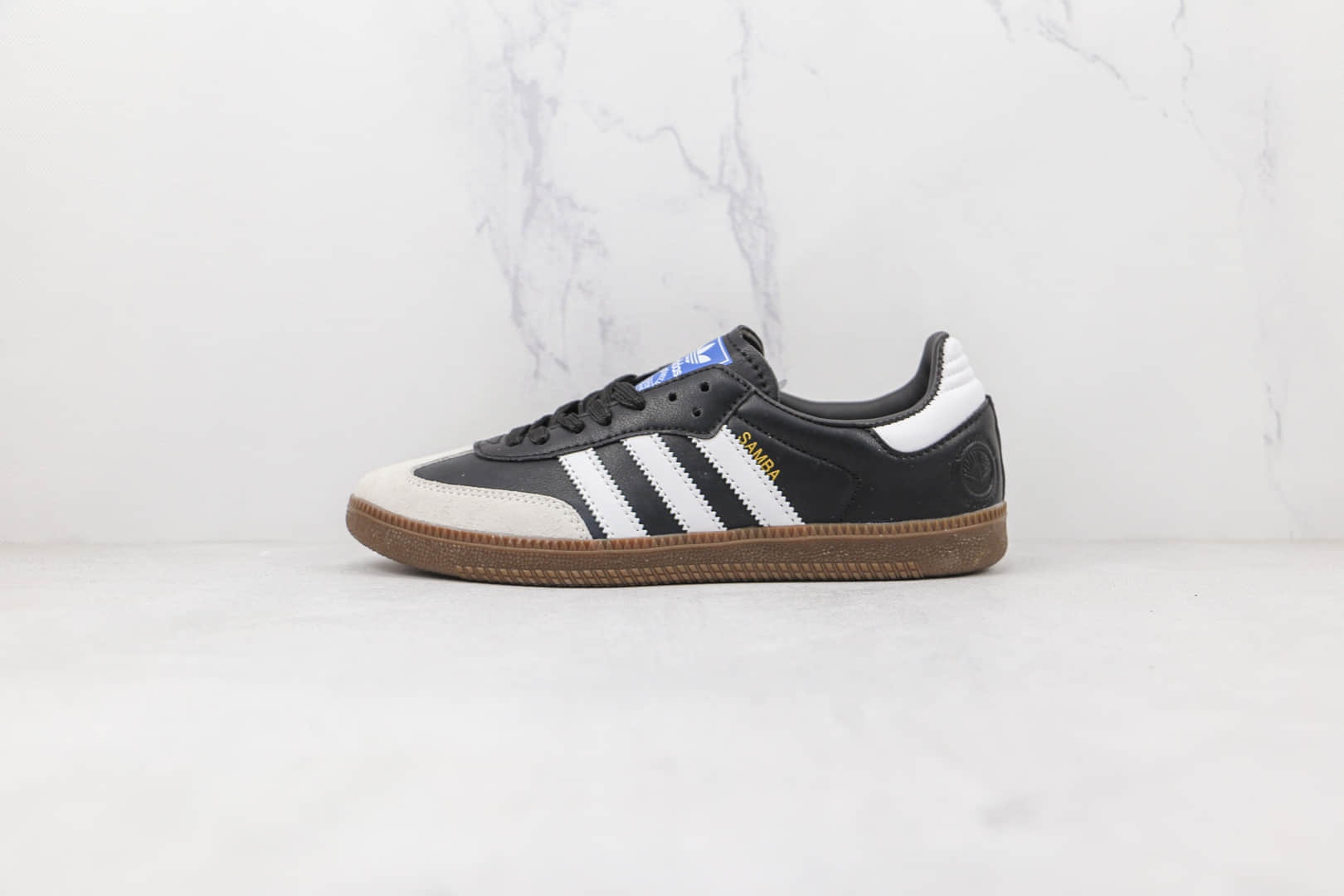阿迪达斯Adidas Samba Vegan纯原版本桑巴黑白色板鞋原档案数据开发 货号:FX9042