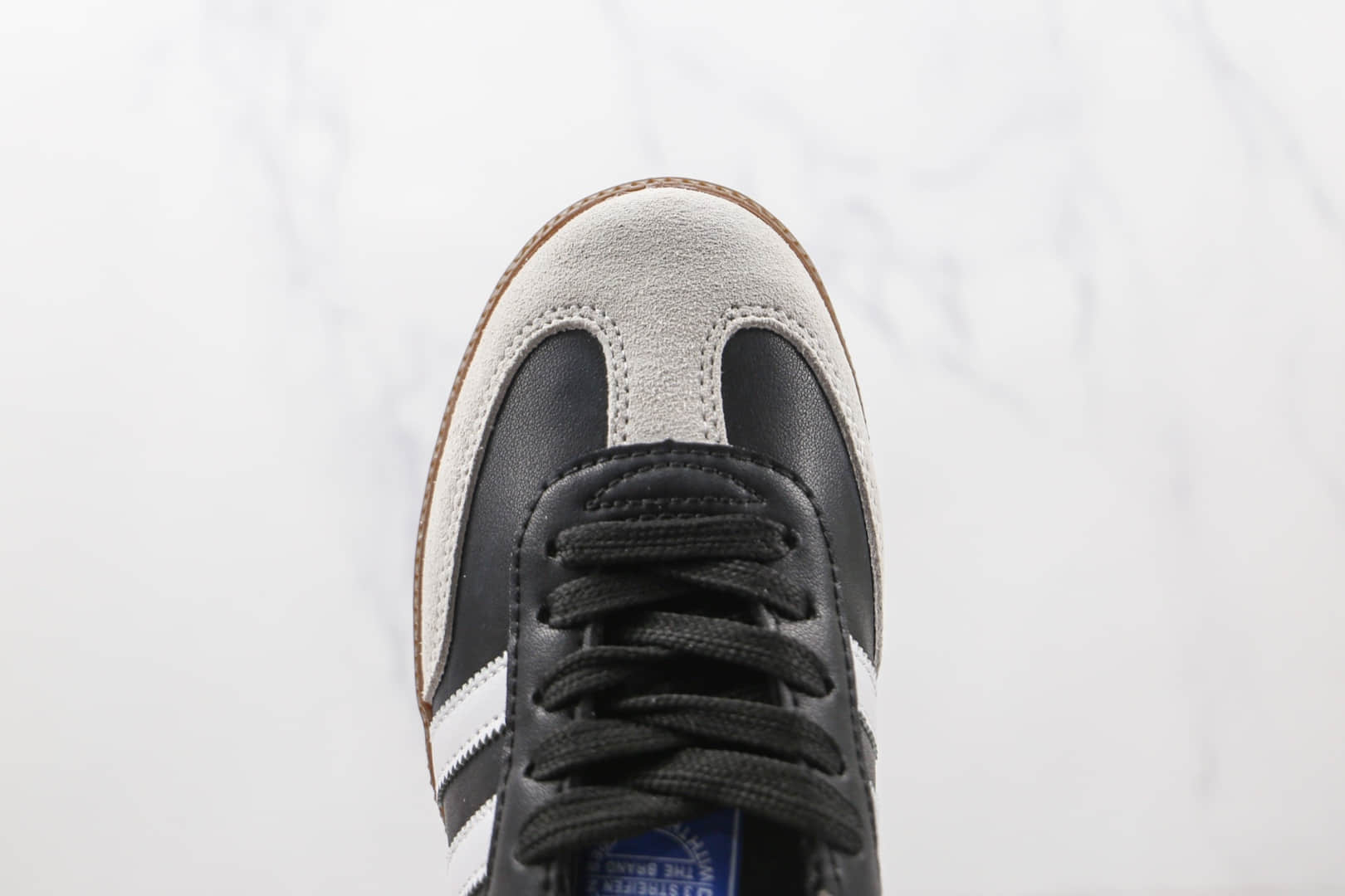 阿迪达斯Adidas Samba Vegan纯原版本桑巴黑白色板鞋原档案数据开发 货号:FX9042