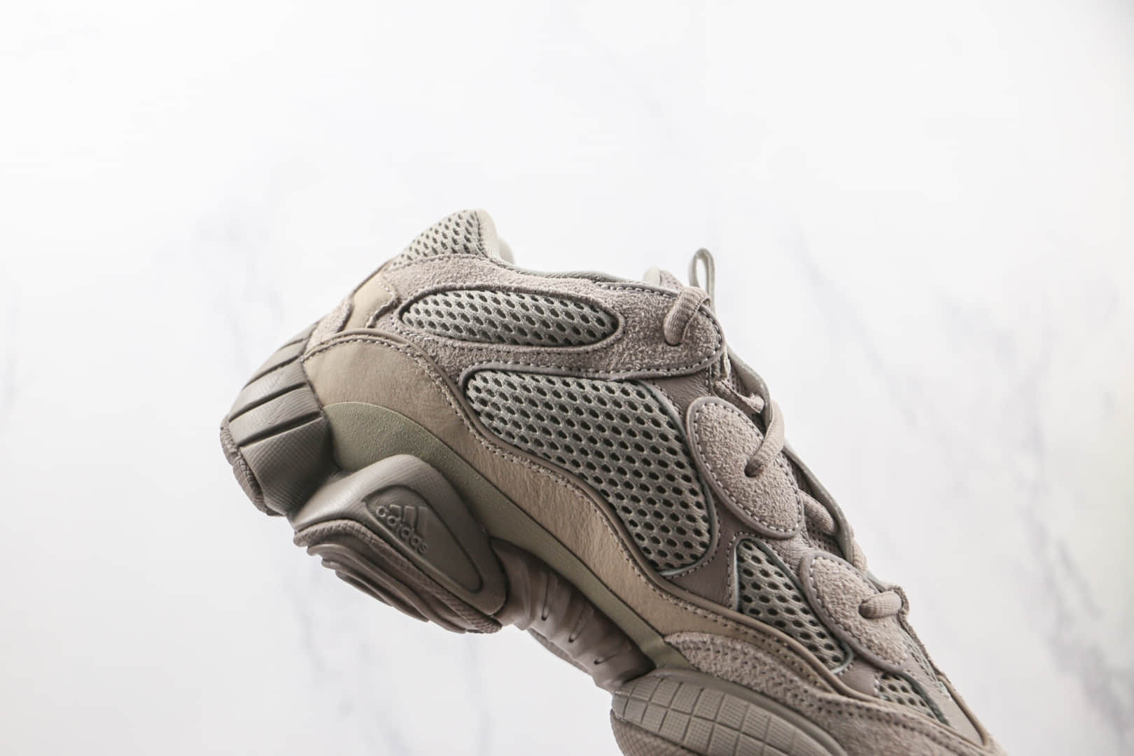 阿迪达斯Adidas Yeezy 500纯原版本侃爷同款椰子500灰色老爹鞋原楦头纸板打造 货号:GX3607