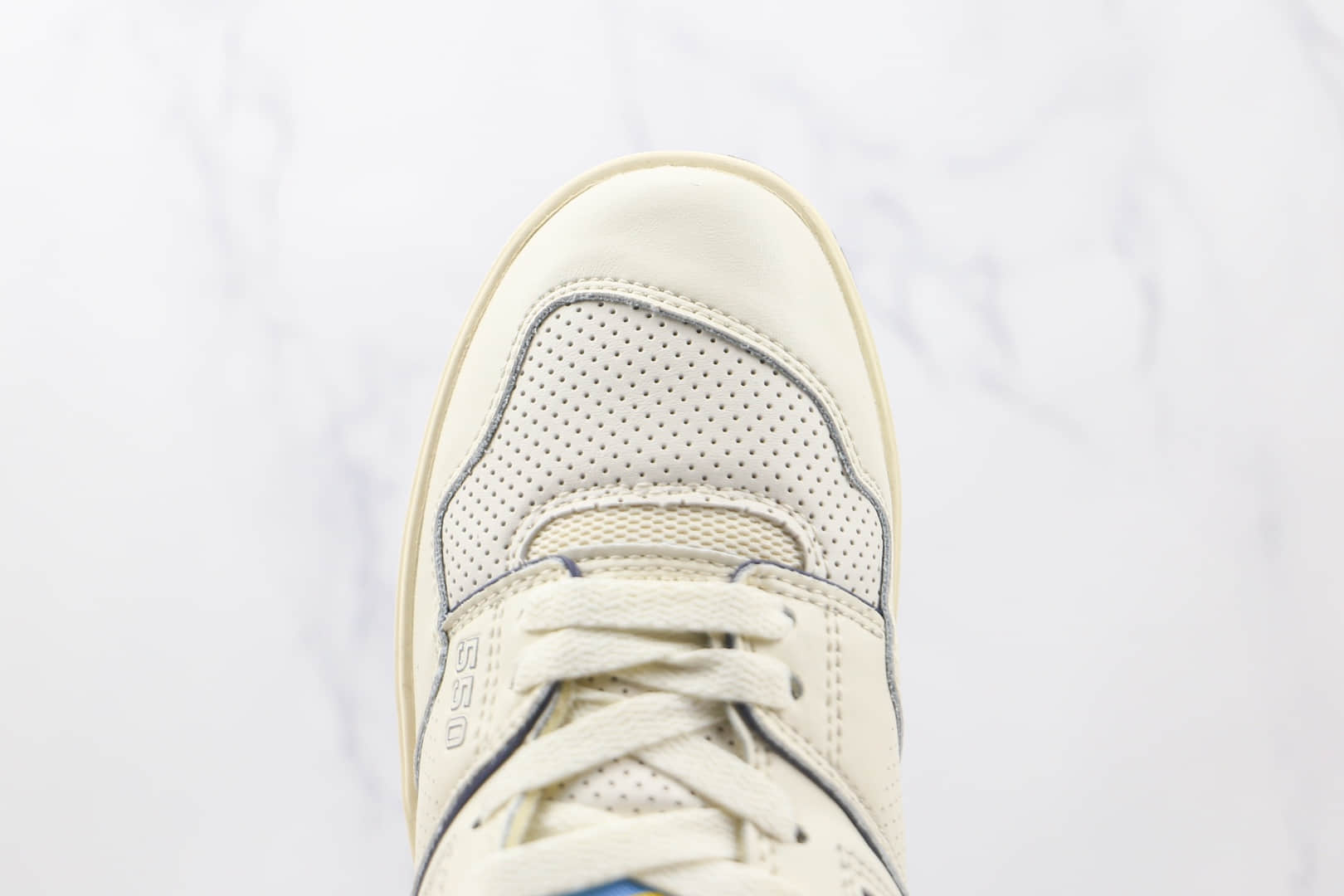 新百伦New Balance 550纯原版本米白蓝黄复古慢跑鞋原楦头纸板打造 货号:BB550RP1