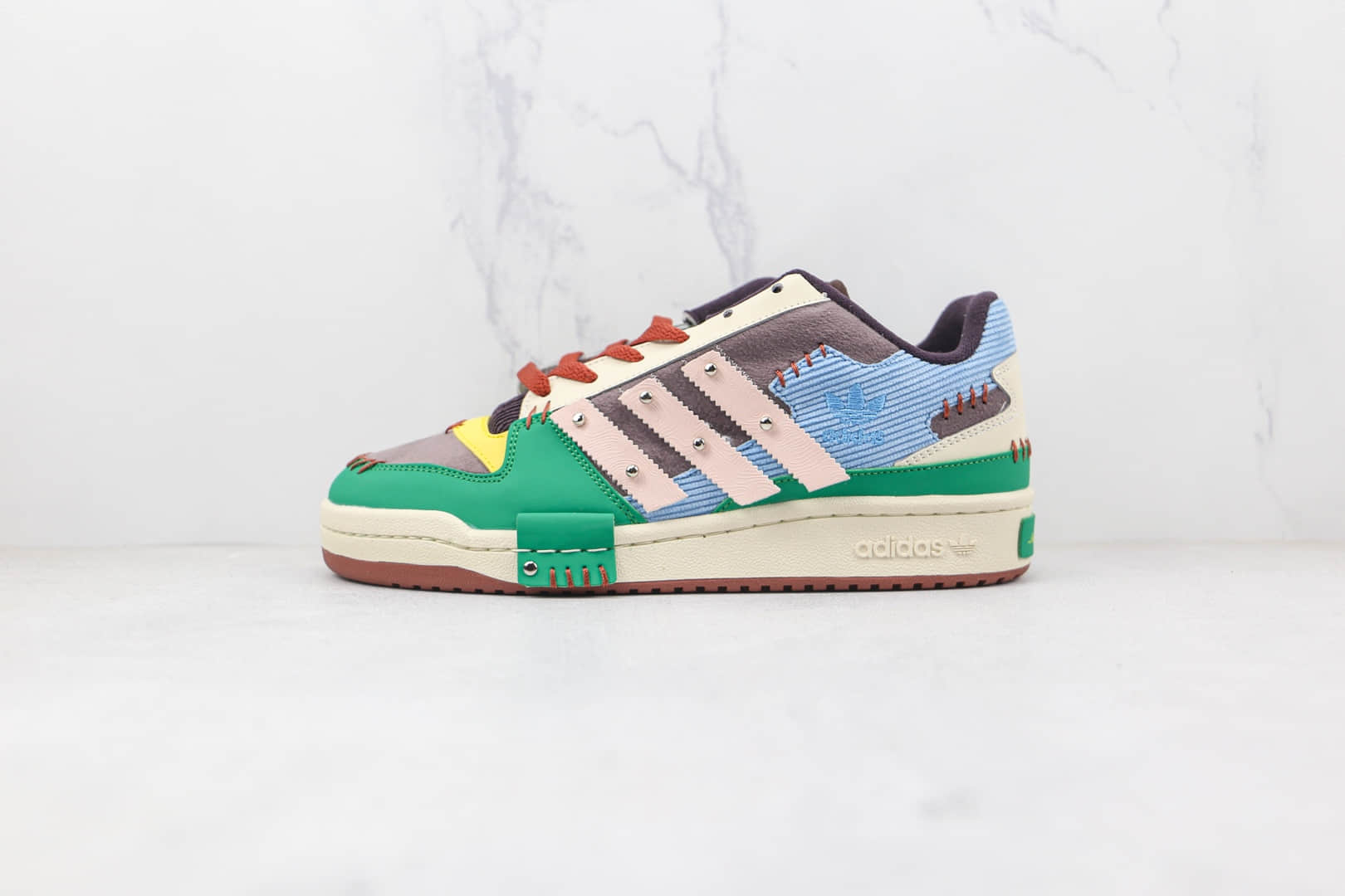 阿迪达斯Adidas originals Forum 84 low纯原版本彩色拼接forum84板鞋原盒原标 (ID:79359) - 图片1