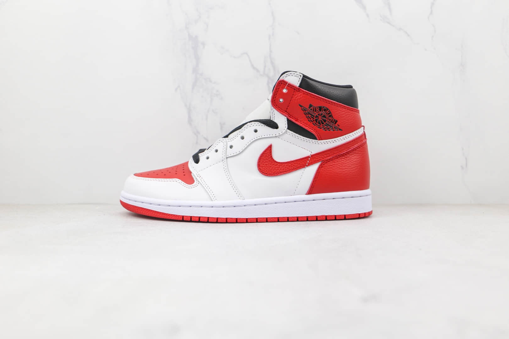 乔丹Air Jordan 1 High OG纯原版本高帮AJ1芝加哥白红色板鞋原盒原标 货号:555088-161