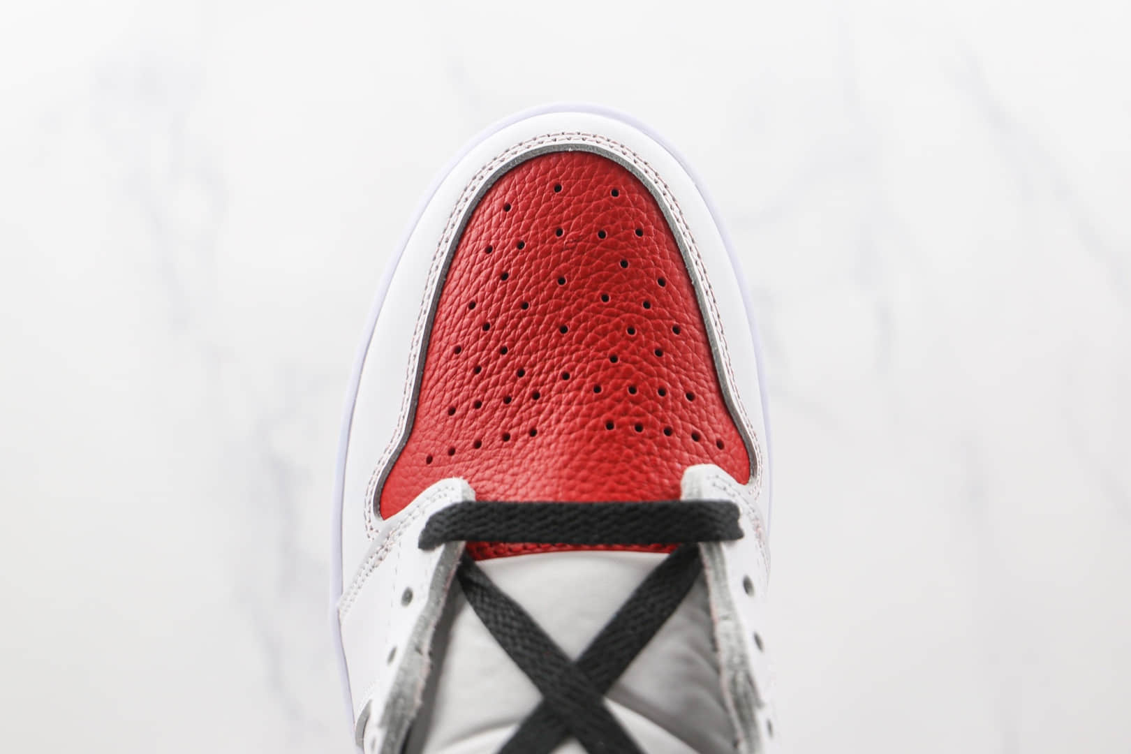 乔丹Air Jordan 1 High OG纯原版本高帮AJ1芝加哥白红色板鞋原盒原标 货号:555088-161