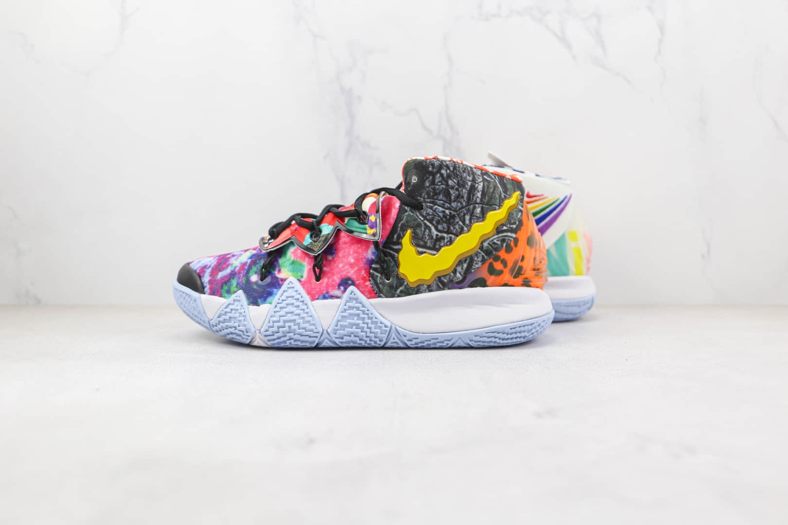 耐克NIKE KYBRID S2纯原版本欧文S2扎染菠萝配色篮球鞋原楦头纸板打造 (ID:79622) - 图片1
