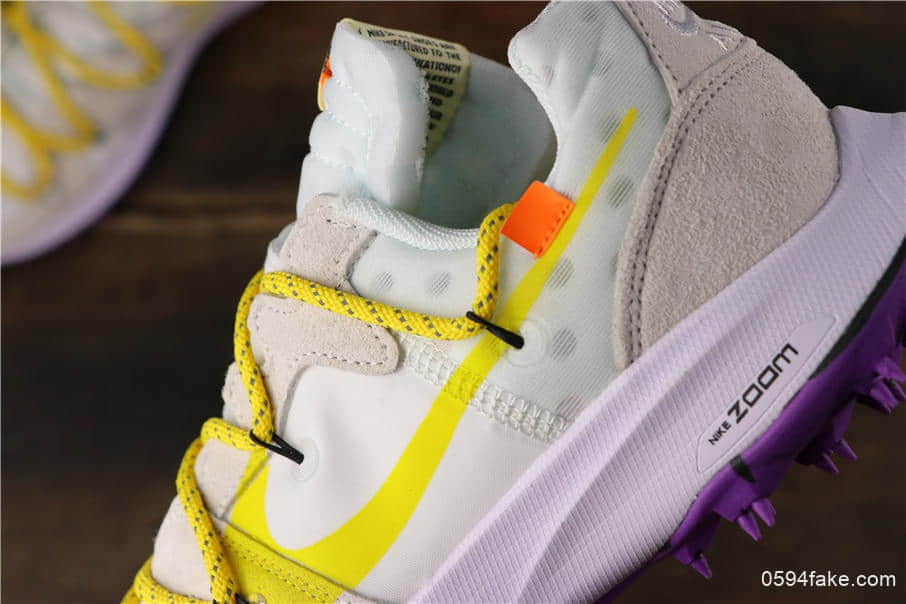 耐克Nike OFF-WHITE x Nike Air Zoom Terra Kiger 5联名OW登月真标高品质版本原盒原标市面所售最高版本 货号:敏感内容8179-200