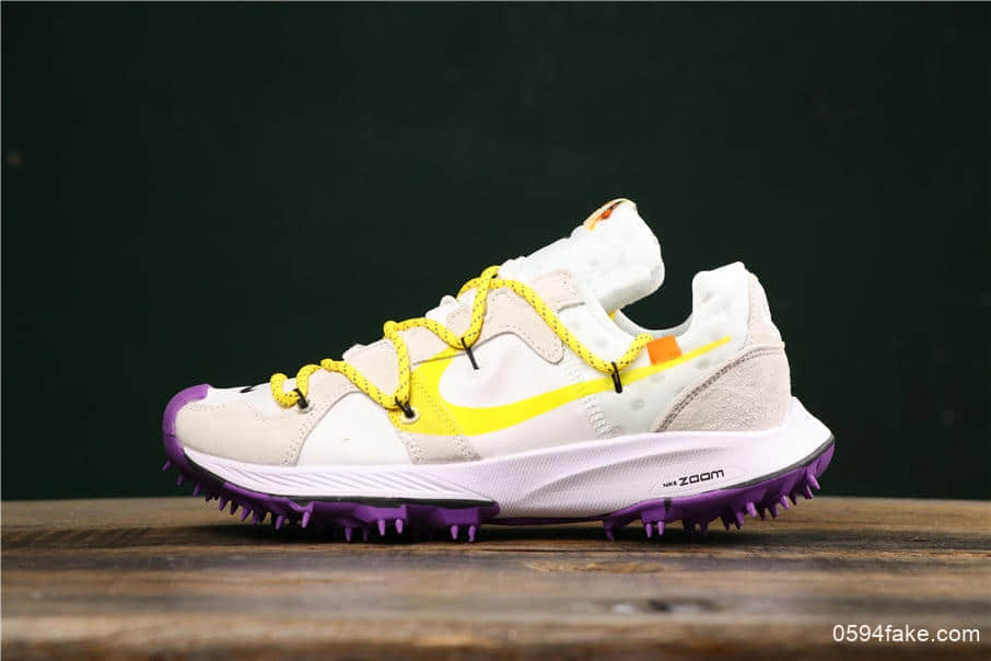 耐克Nike OFF-WHITE x Nike Air Zoom Terra Kiger 5联名OW登月真标高品质版本原盒原标市面所售最高版本 货号:敏感内容8179-200