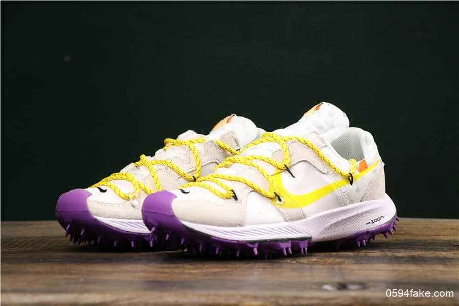 耐克Nike OFF-WHITE x Nike Air Zoom Terra Kiger 5联名OW登月真标高品质版本原盒原标市面所售最高版本 货号:敏感内容8179-200