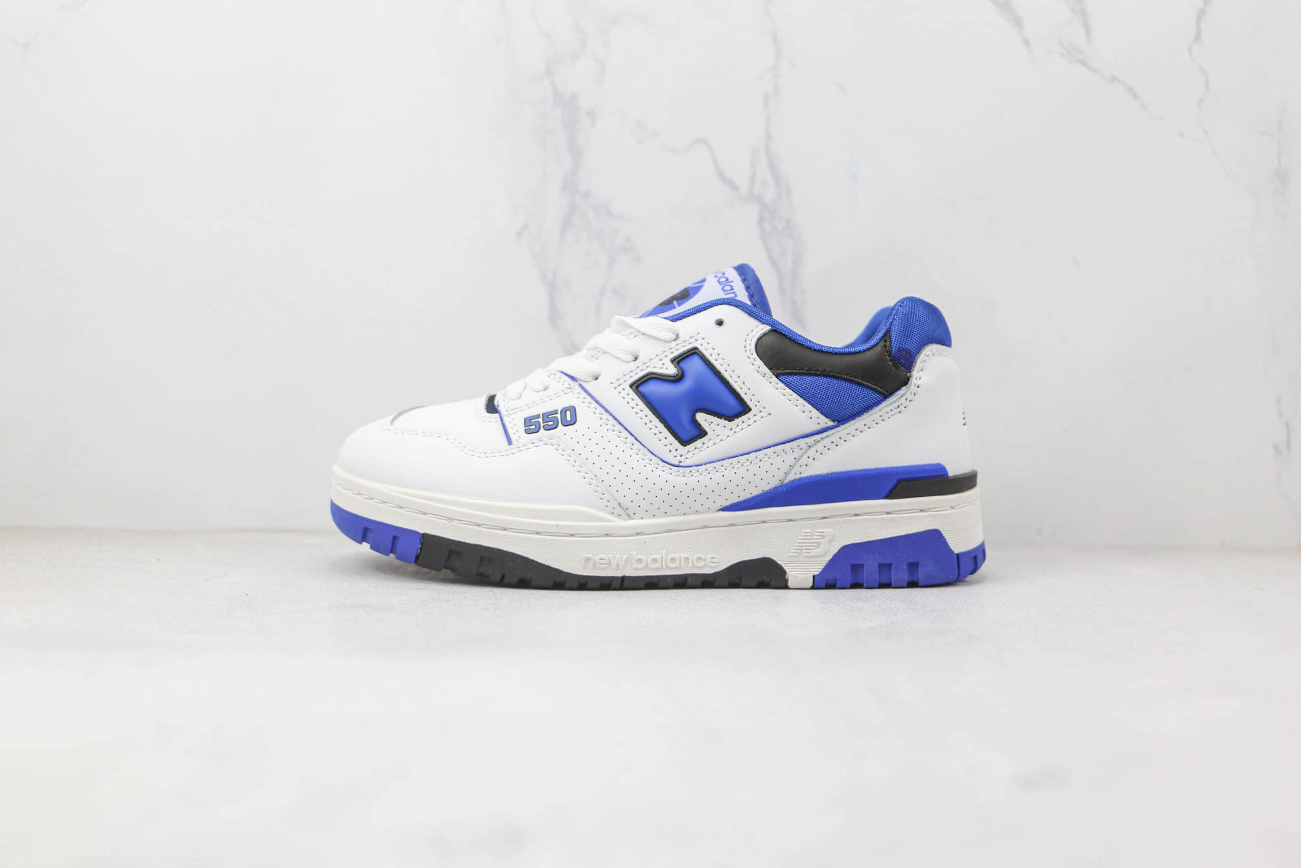 新百伦new balance 550纯原版本白蓝色复古NB550慢跑鞋原档案数据开发 (ID:80930) - 图片1