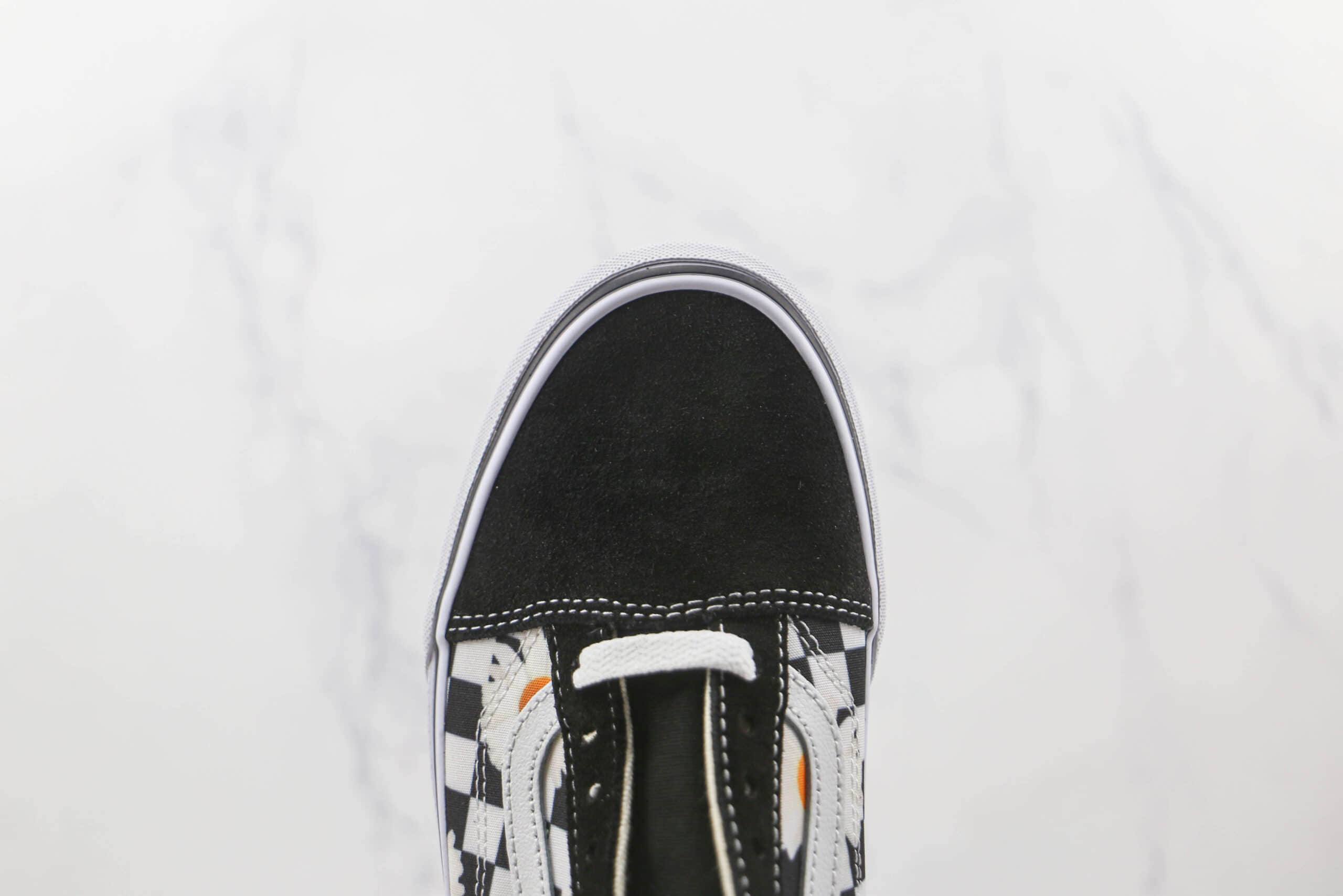 万斯Vans Old Skool公司级版本低帮黑白棋盘格小雏菊帆布鞋原盒原标 货号:VN0A5KRFB0B