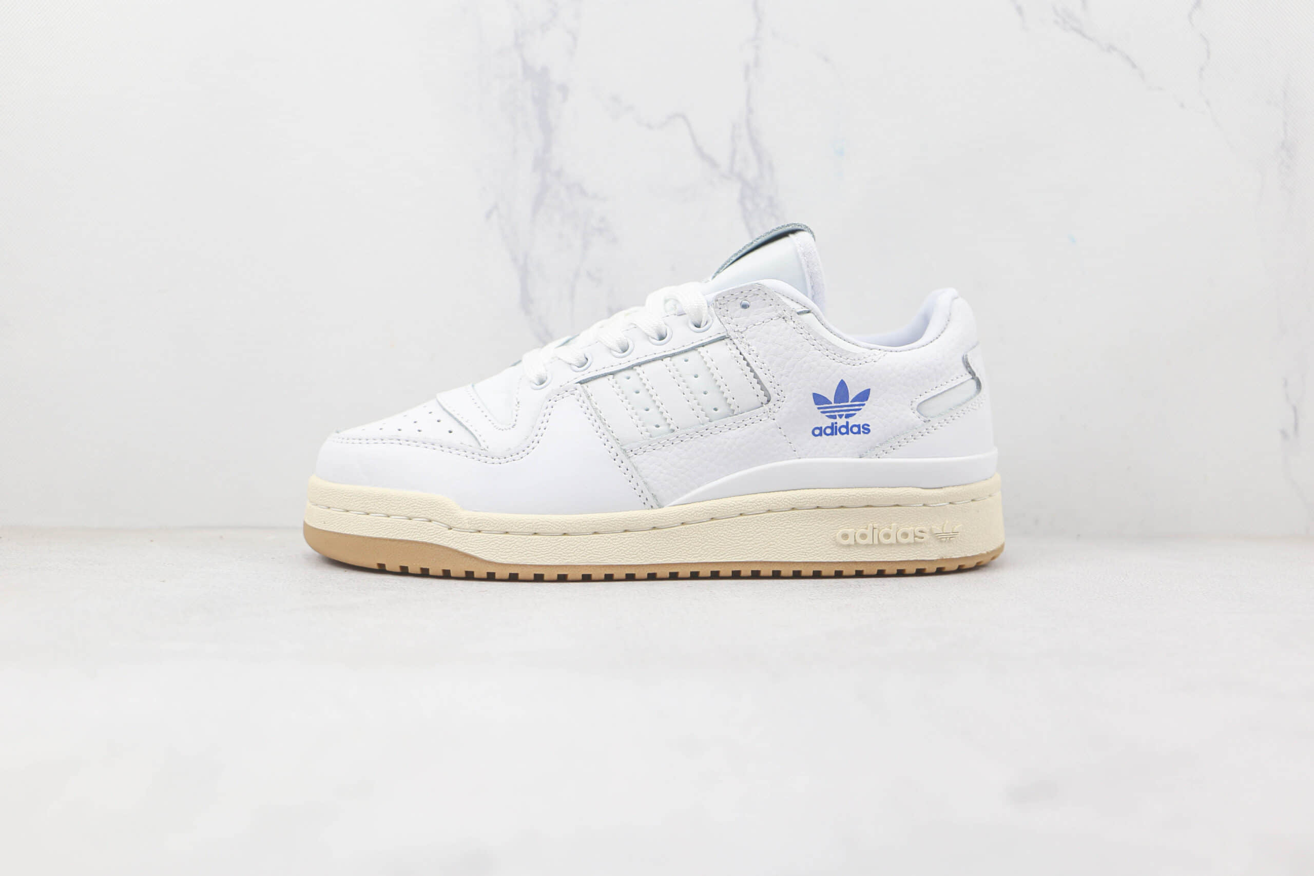 阿迪达斯Adidas originals Forum 84 low纯原版本白蓝色forum84复古板鞋原档案数据开发 货号:H04903