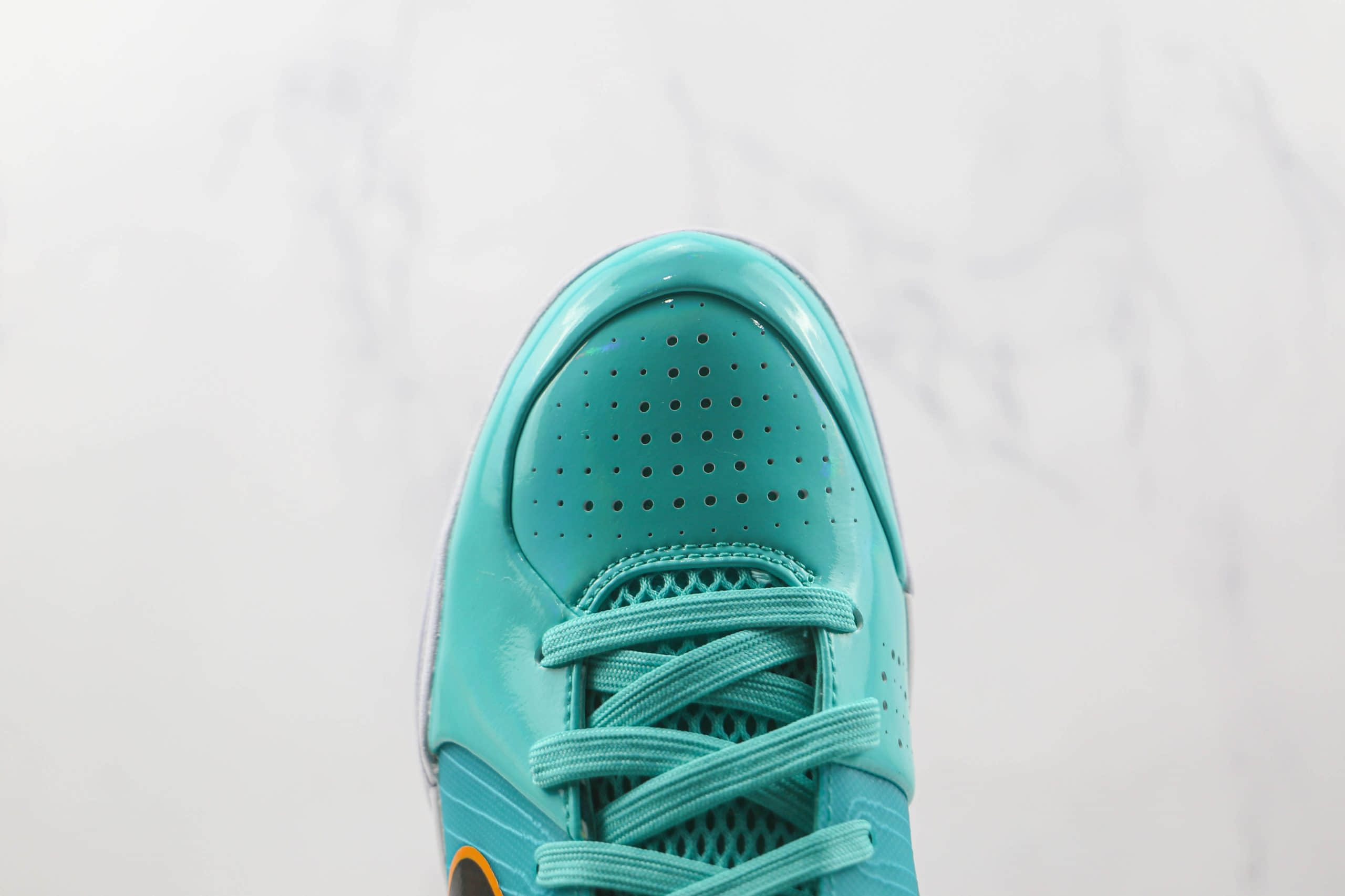 耐克Nike Kobe IV Protro UNDFTD PE纯原版本科比4代湖水绿篮球鞋内置碳板气垫支持实战 货号:CQ3869-300