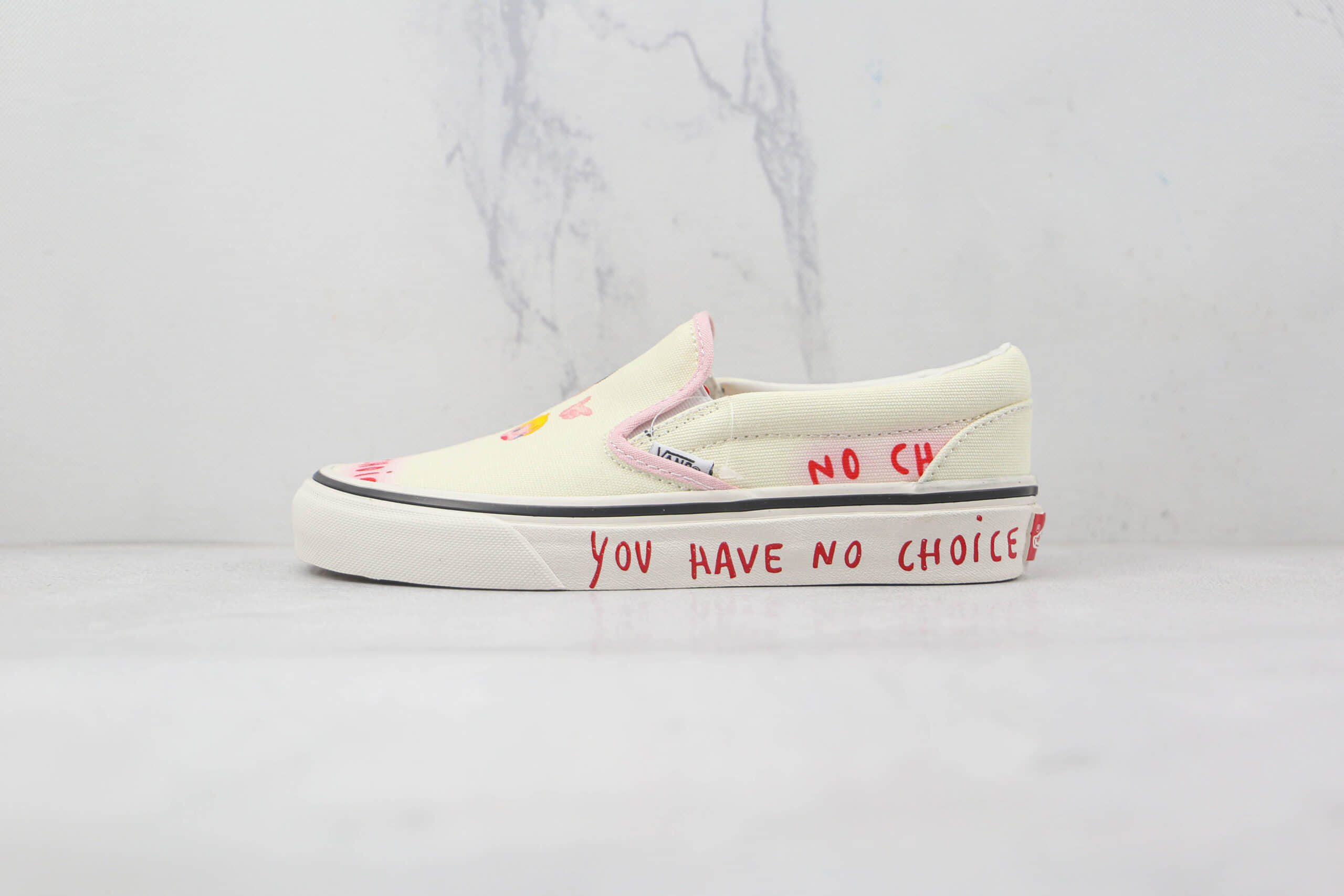 万斯Vans OG Authentic LX X Javier Calleja公司级版本大眼仔艺术家联名款低帮一脚蹬懒人鞋原楦头纸板打造 (ID:82096) - 图片1