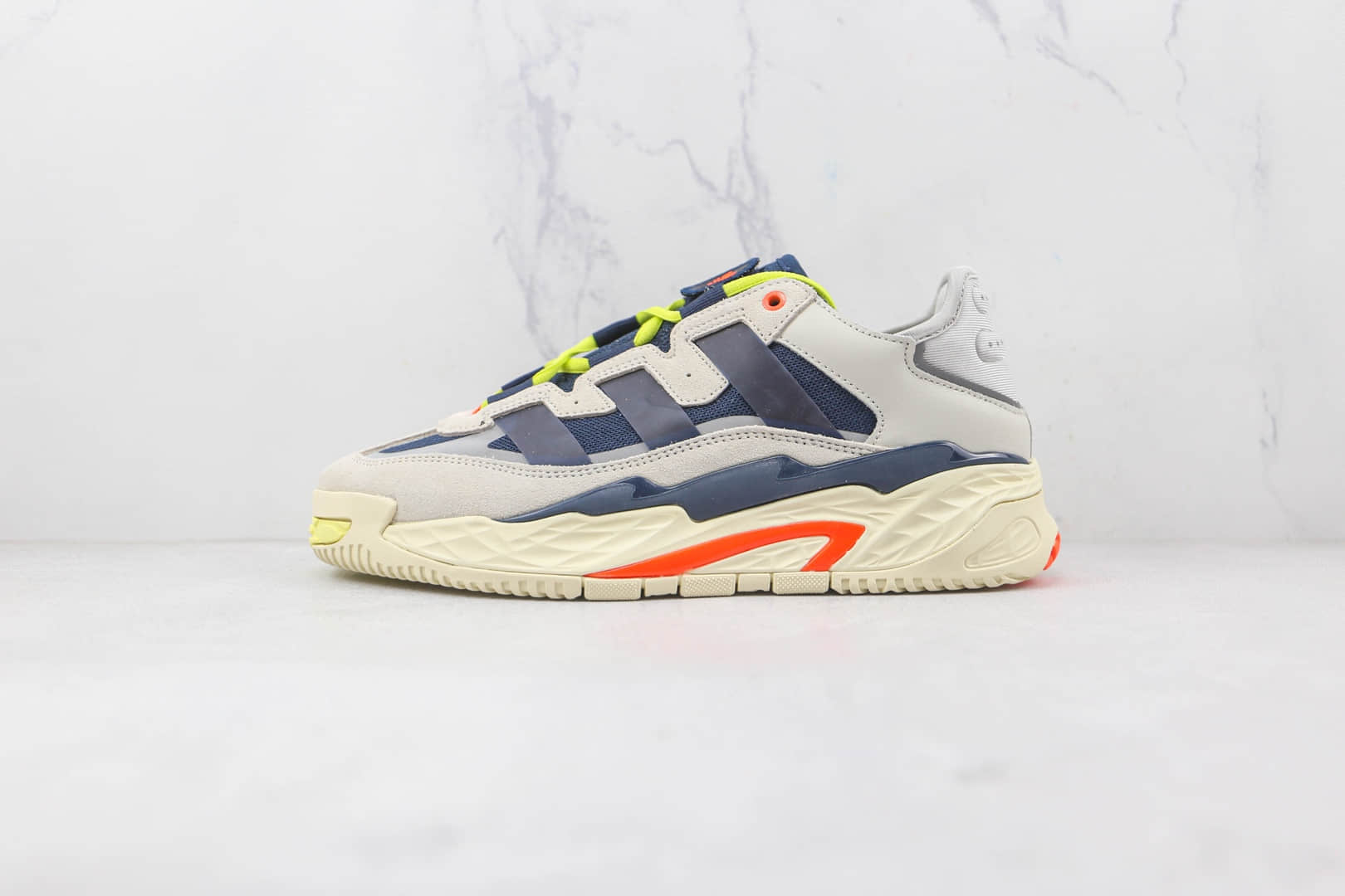阿迪达斯Adidas Originals Niteball Grey Five Dove Grey纯原版本白灰色三叶草streetball街头风格复古老爹鞋原楦头纸板打造 货号:S24146